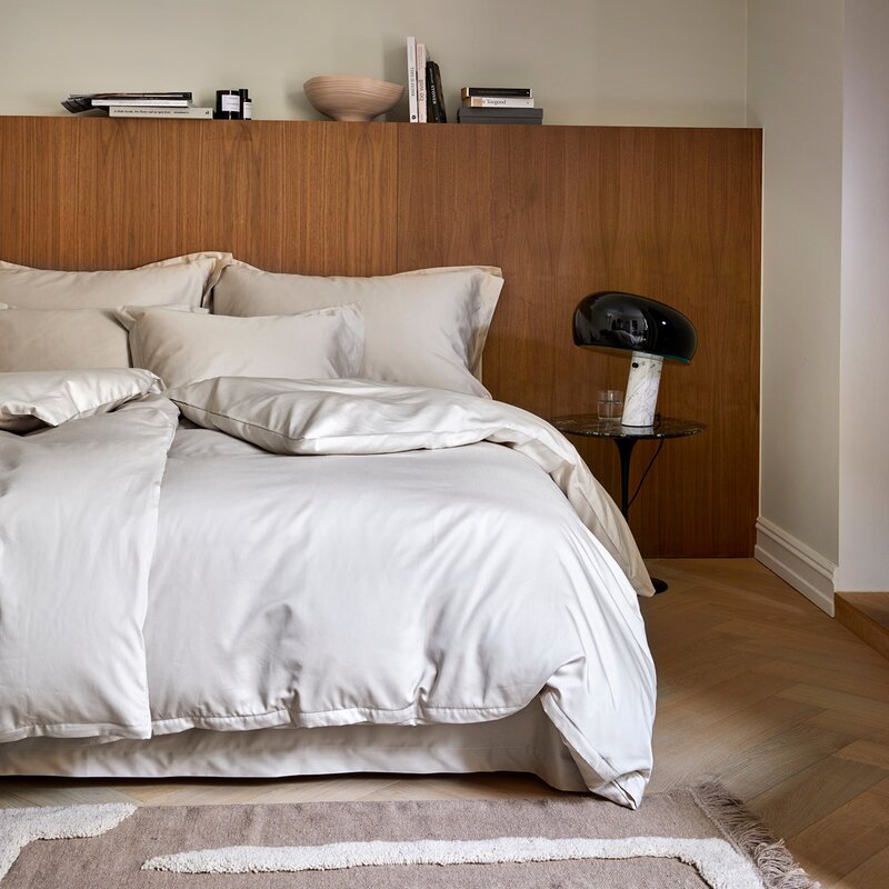 Elegance sengesett 140x200 cm beige