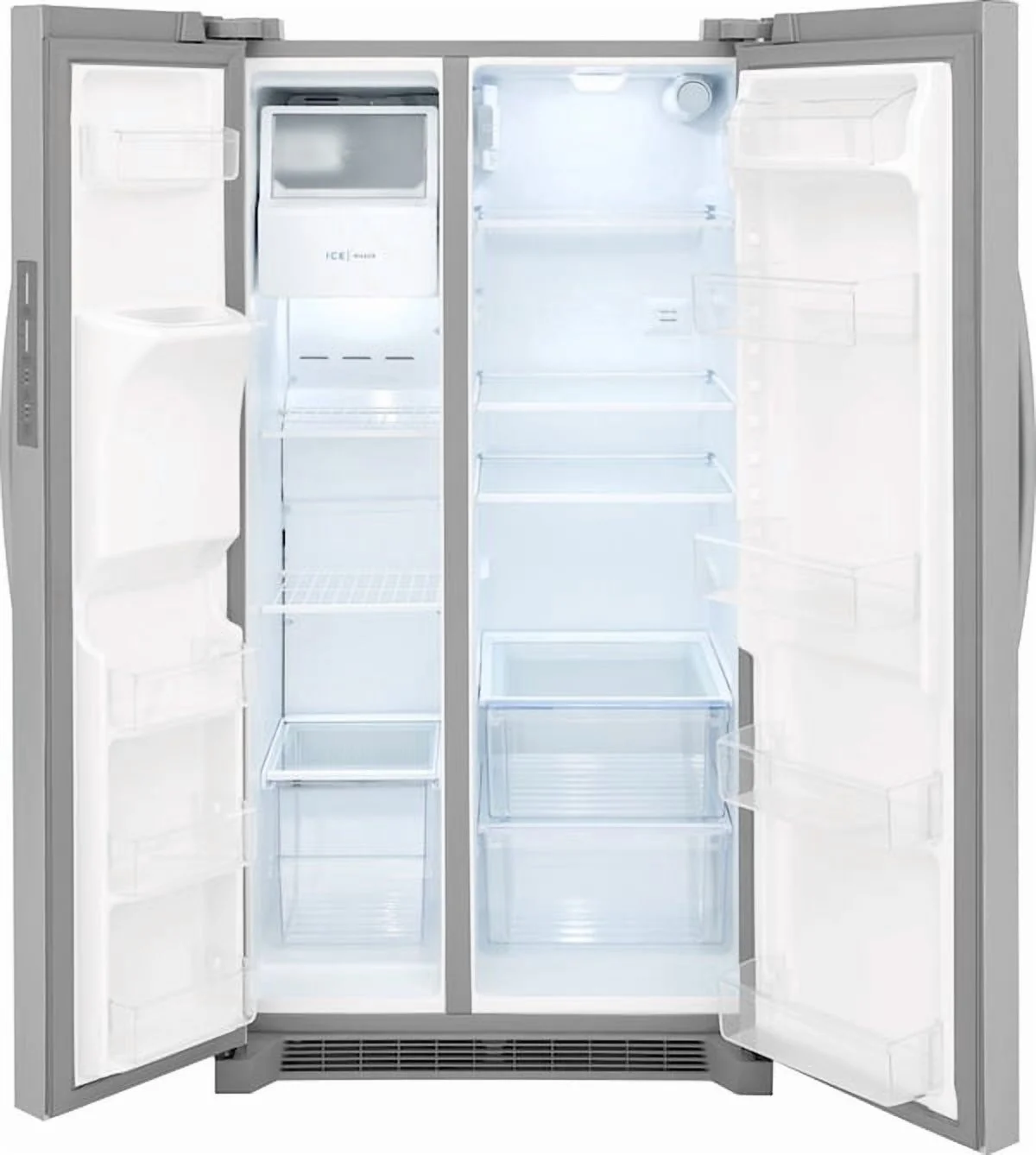 FRSS2623AS 26 Cu. Ft. 36" Standard Depth Side-by-Side Refrigerator, Energy Star Certified, Stainless Steel(Stainless Steel) - Image 4