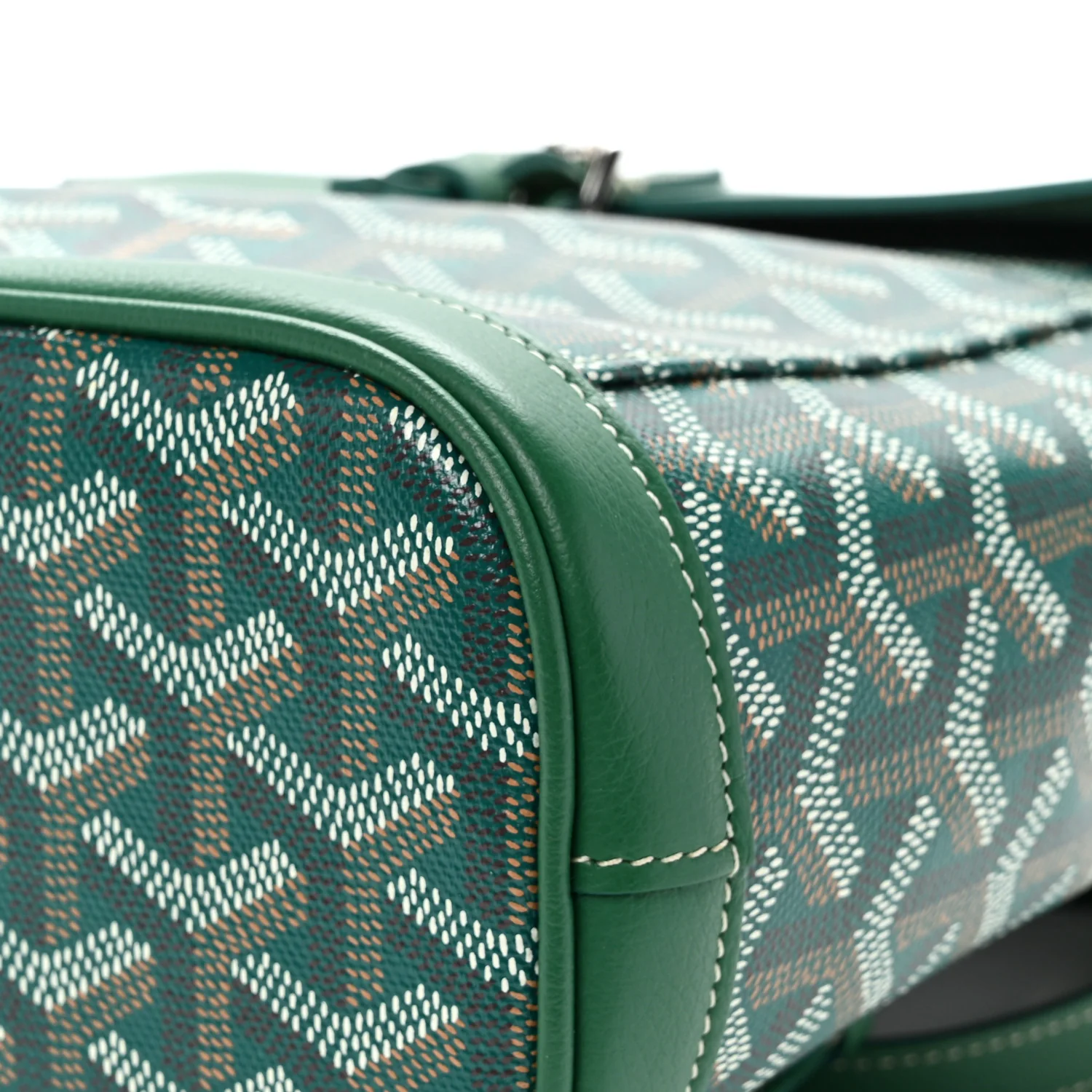 Goyardine Calfskin Mini Alpin Backpack Green