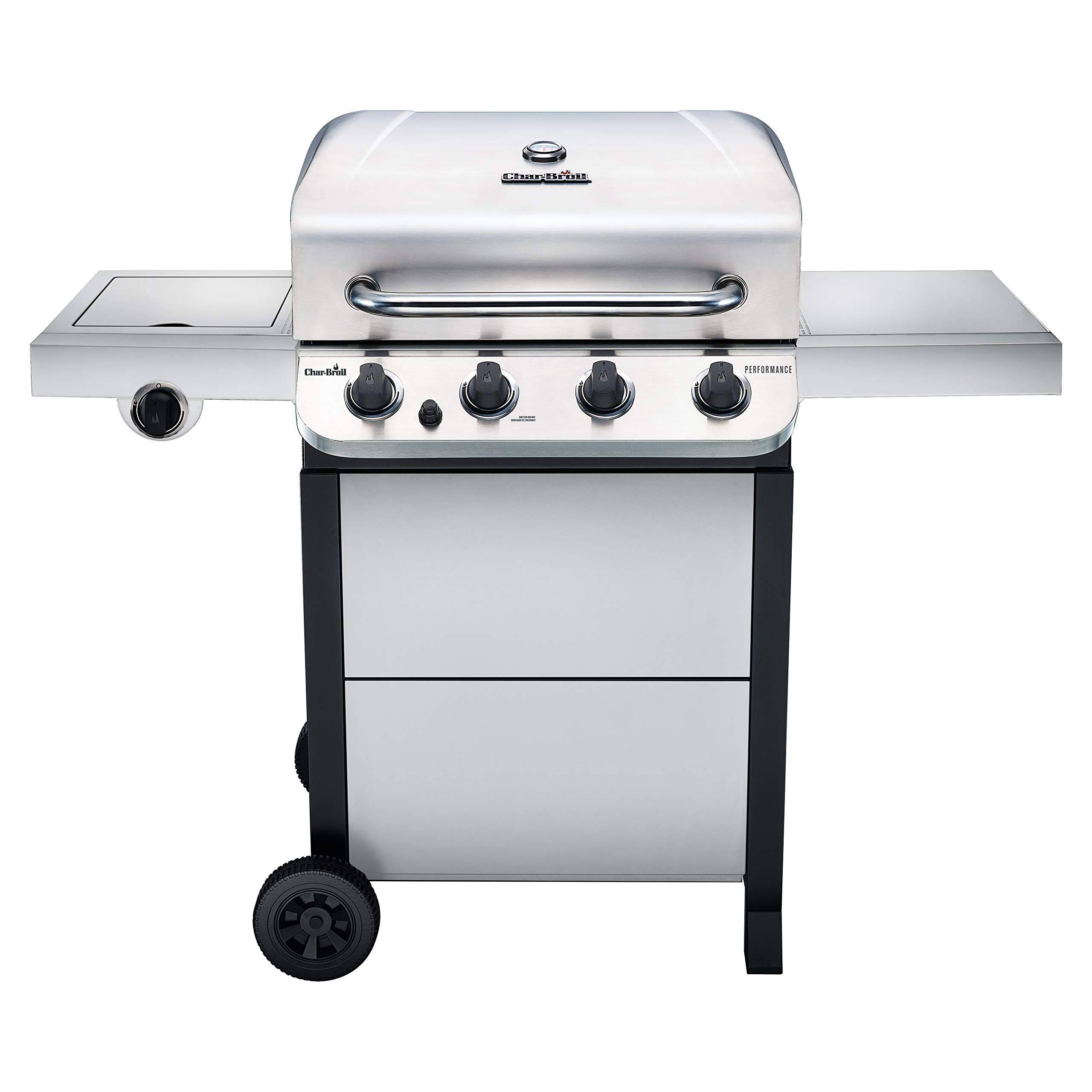 Char-Broil 463377319 Performance Stainless Steel 4-Burner Cart Style GAS Grill