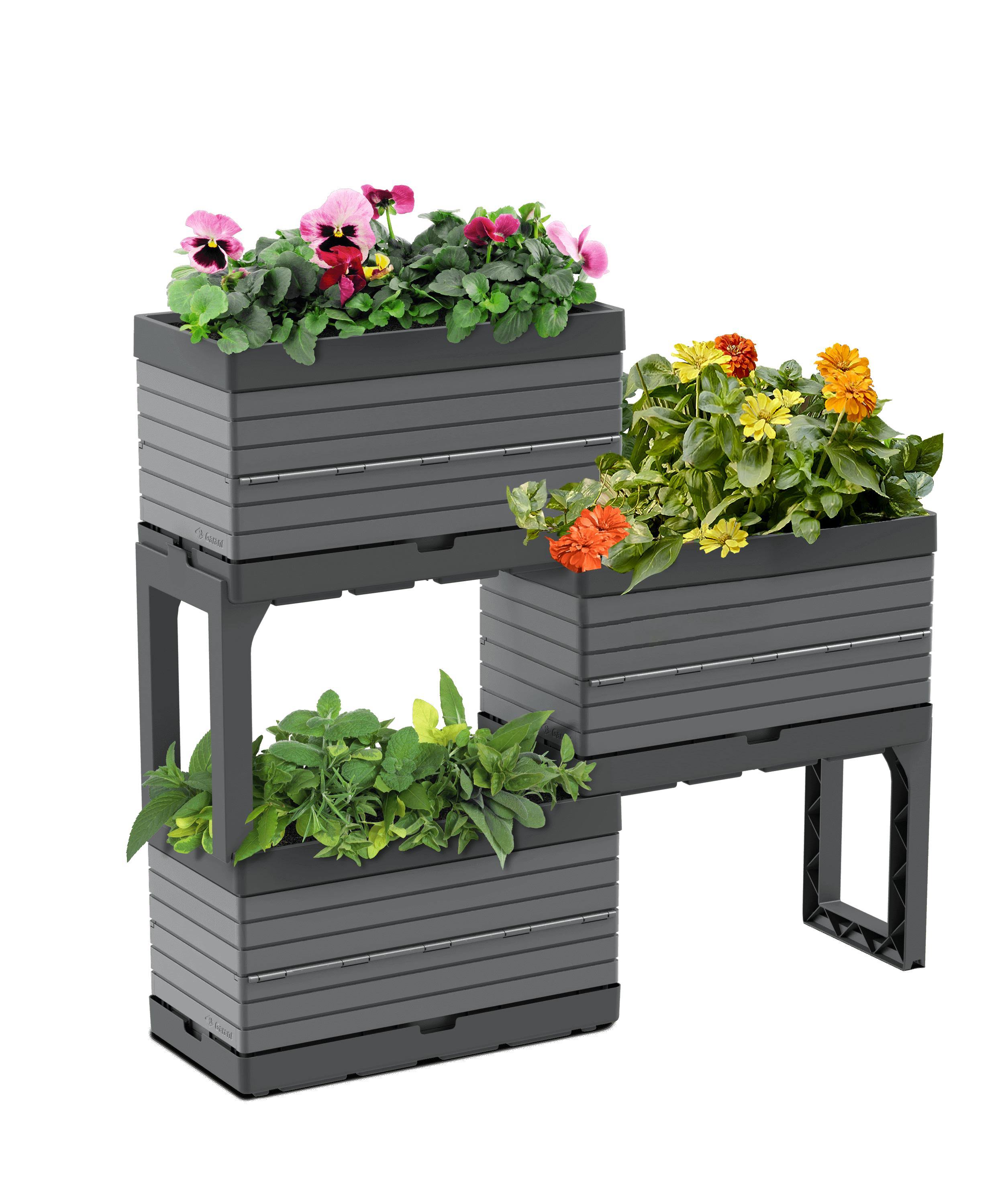 Southern Patio Gray FlexSpace Garden & Storage Set