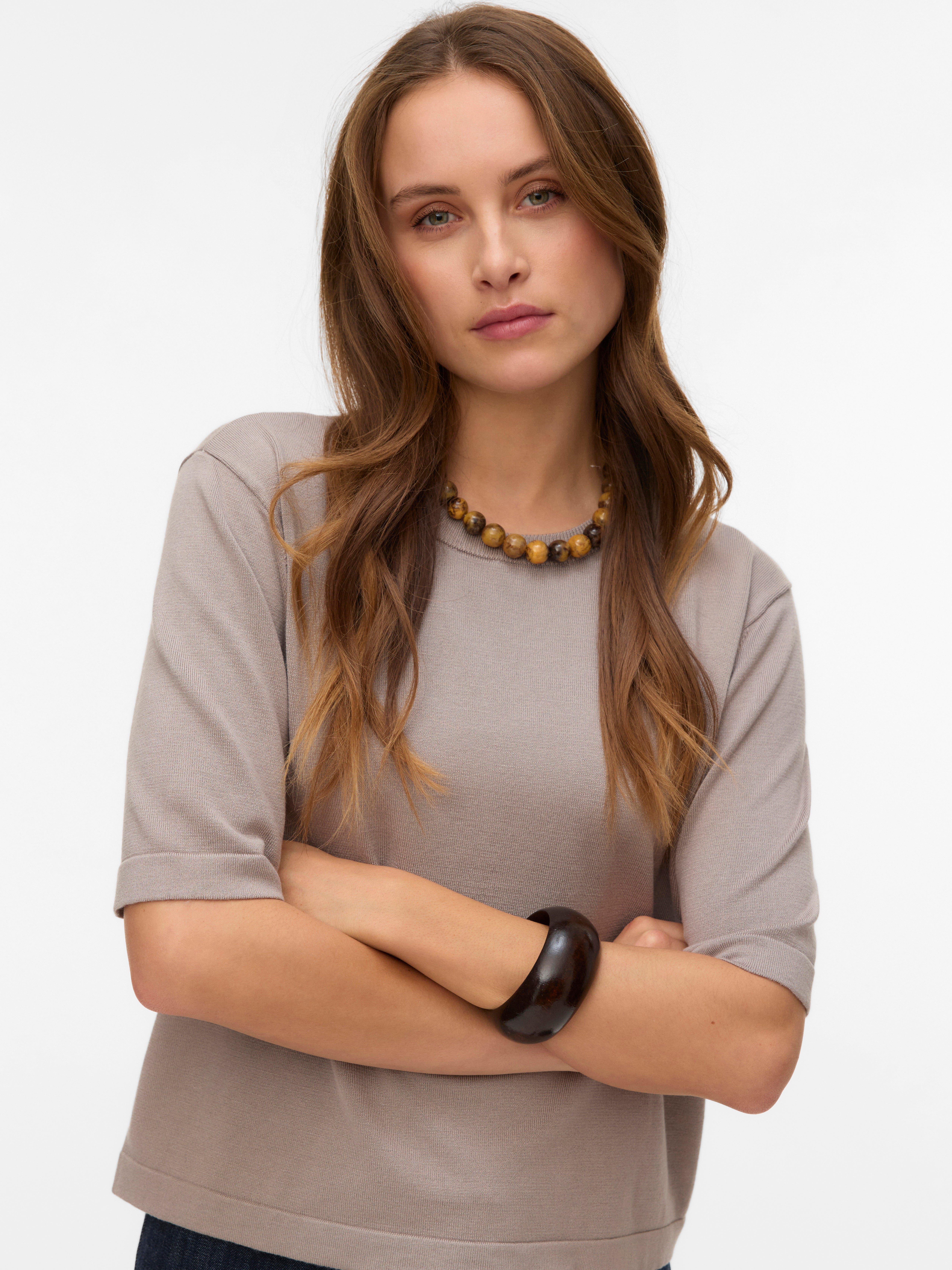 VERO MODA® VMSILJE Knitted pullover