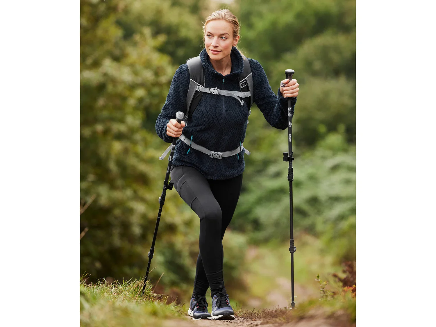 CRIVIT Btons de trekking en aluminium