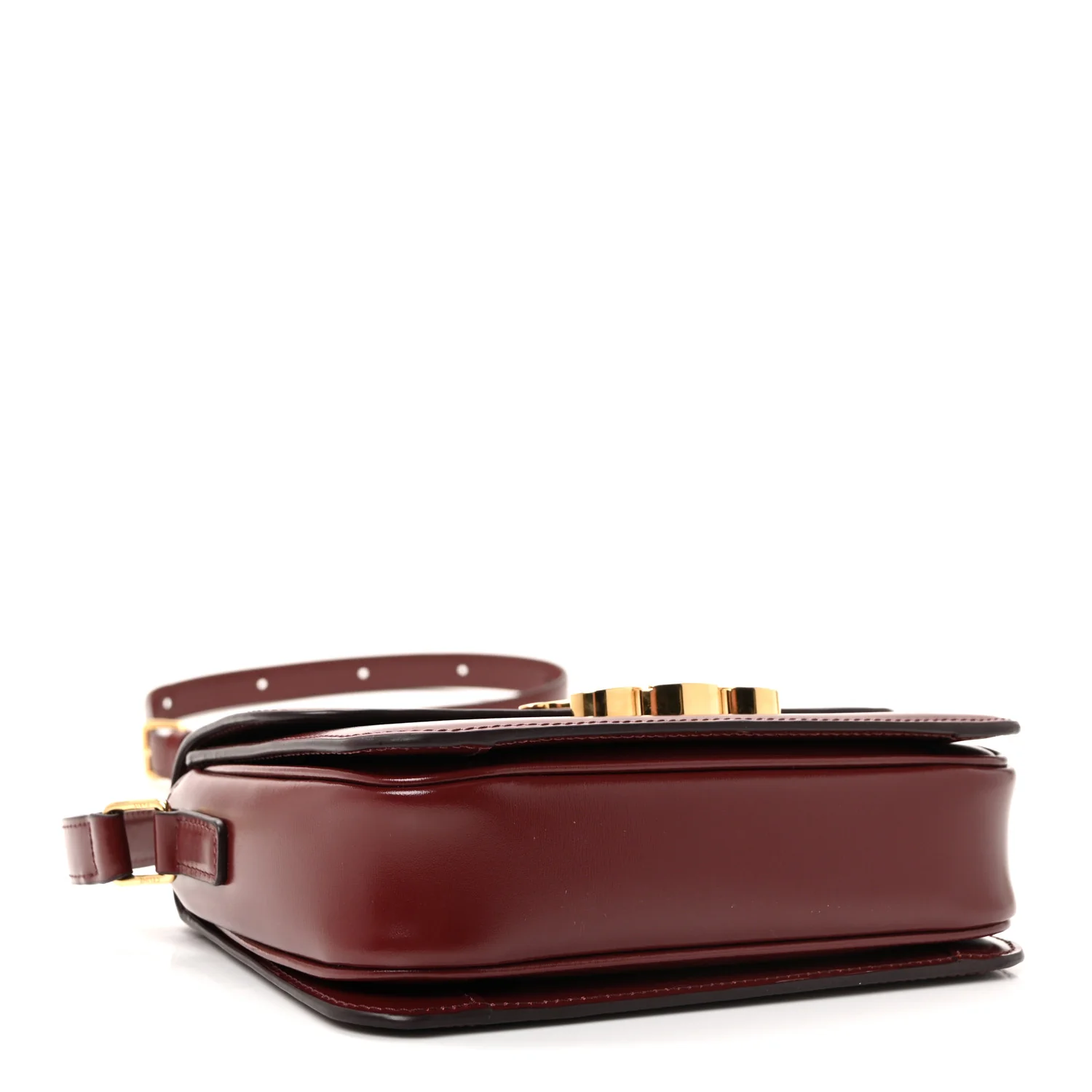 Shiny Calfskin Teen Triomphe Light Burgundy