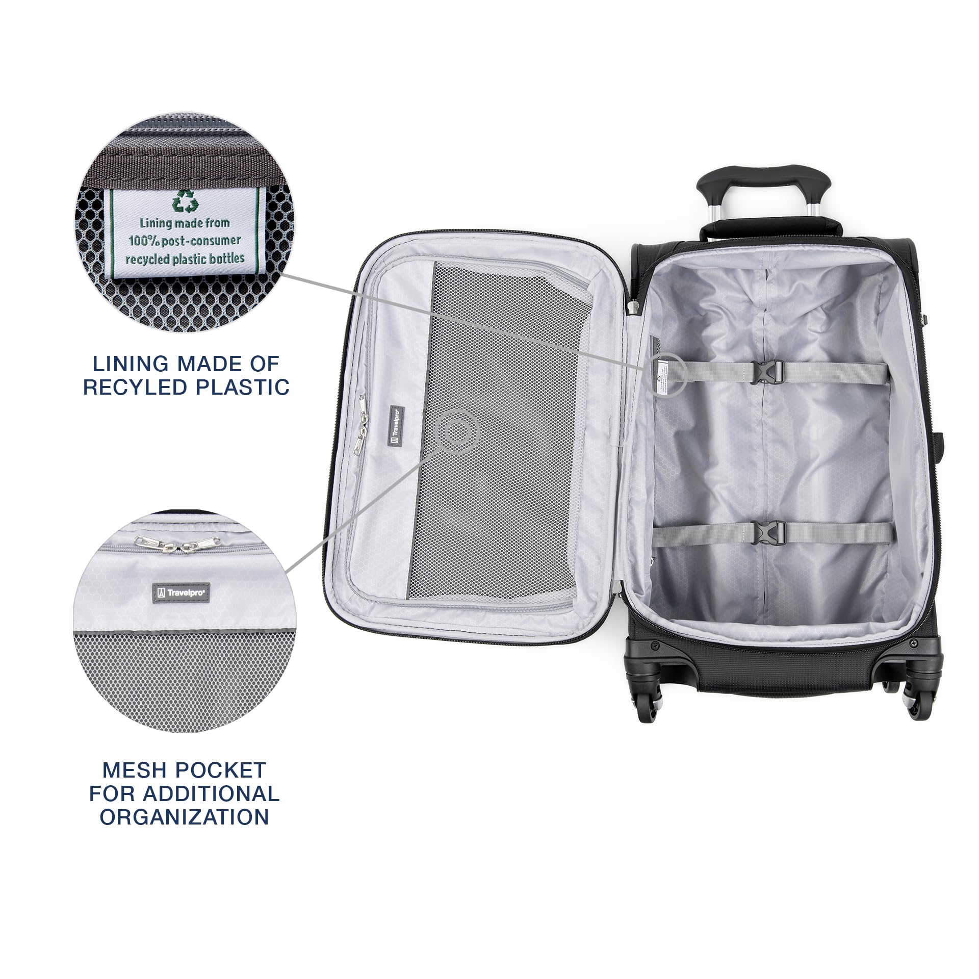 Travelpro Maxlite 5 Softside Expandable Carry on Luggage