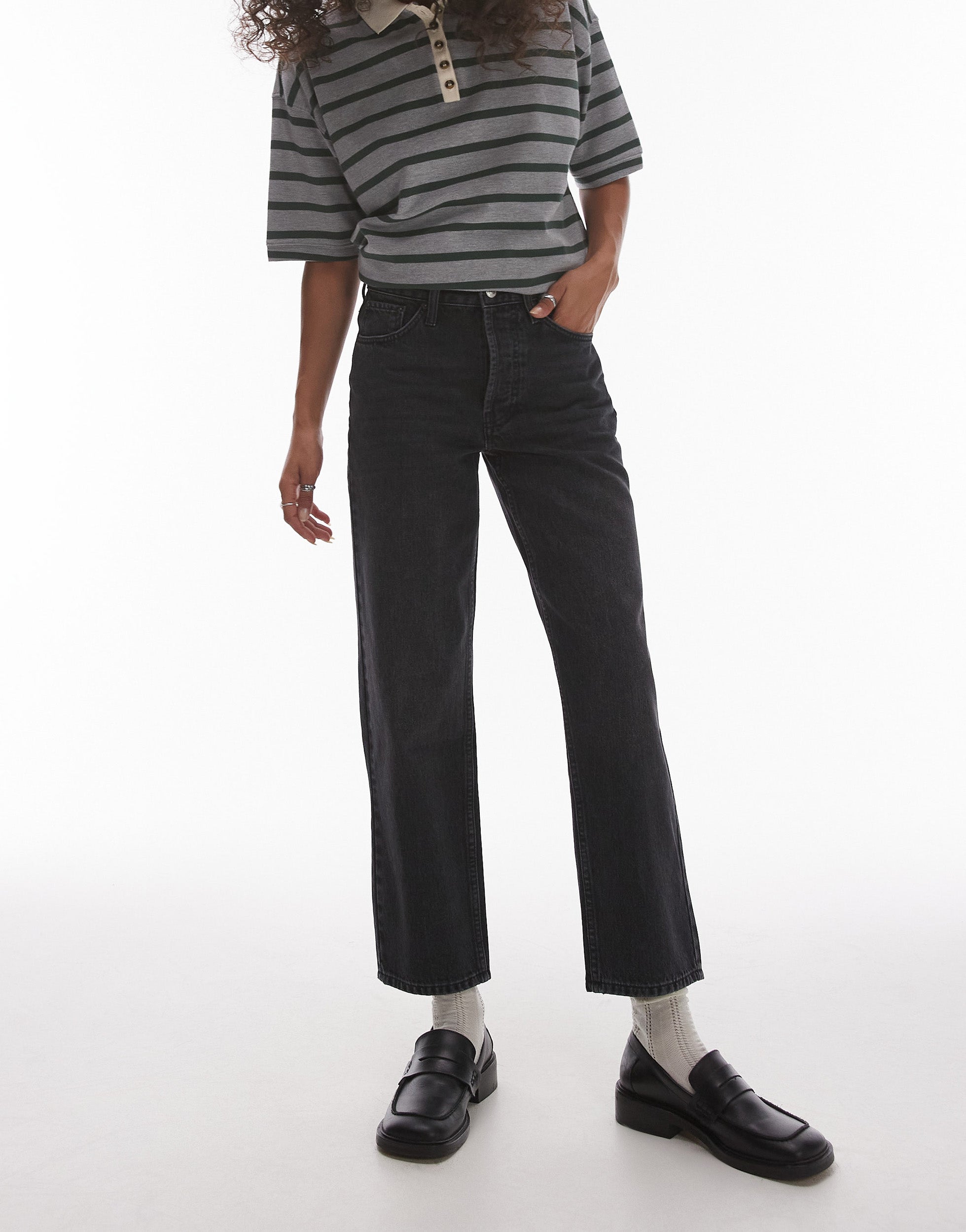 VERO MODA® TOPSHOP Mid rise Straight Fit Jeans