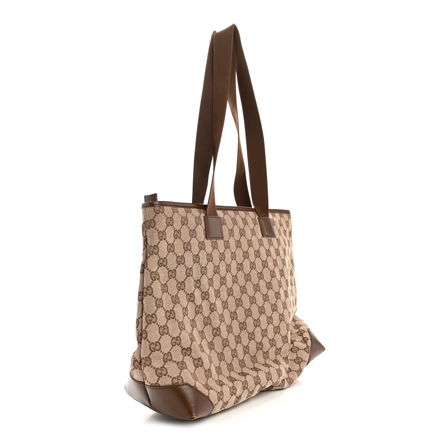 Monogram Tote Bag Brown