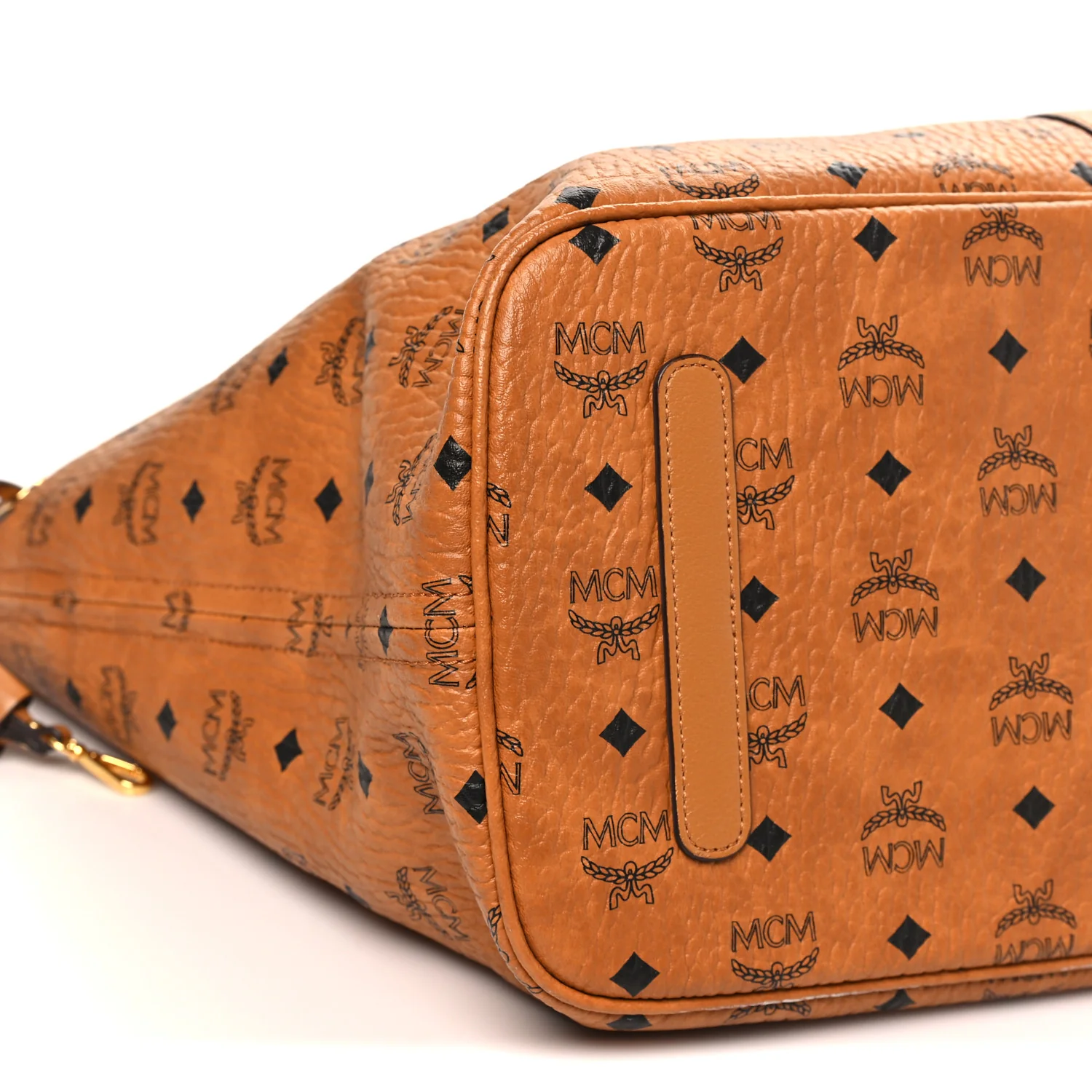 Visetos Large Liz Reversible Shopper Tote Cognac