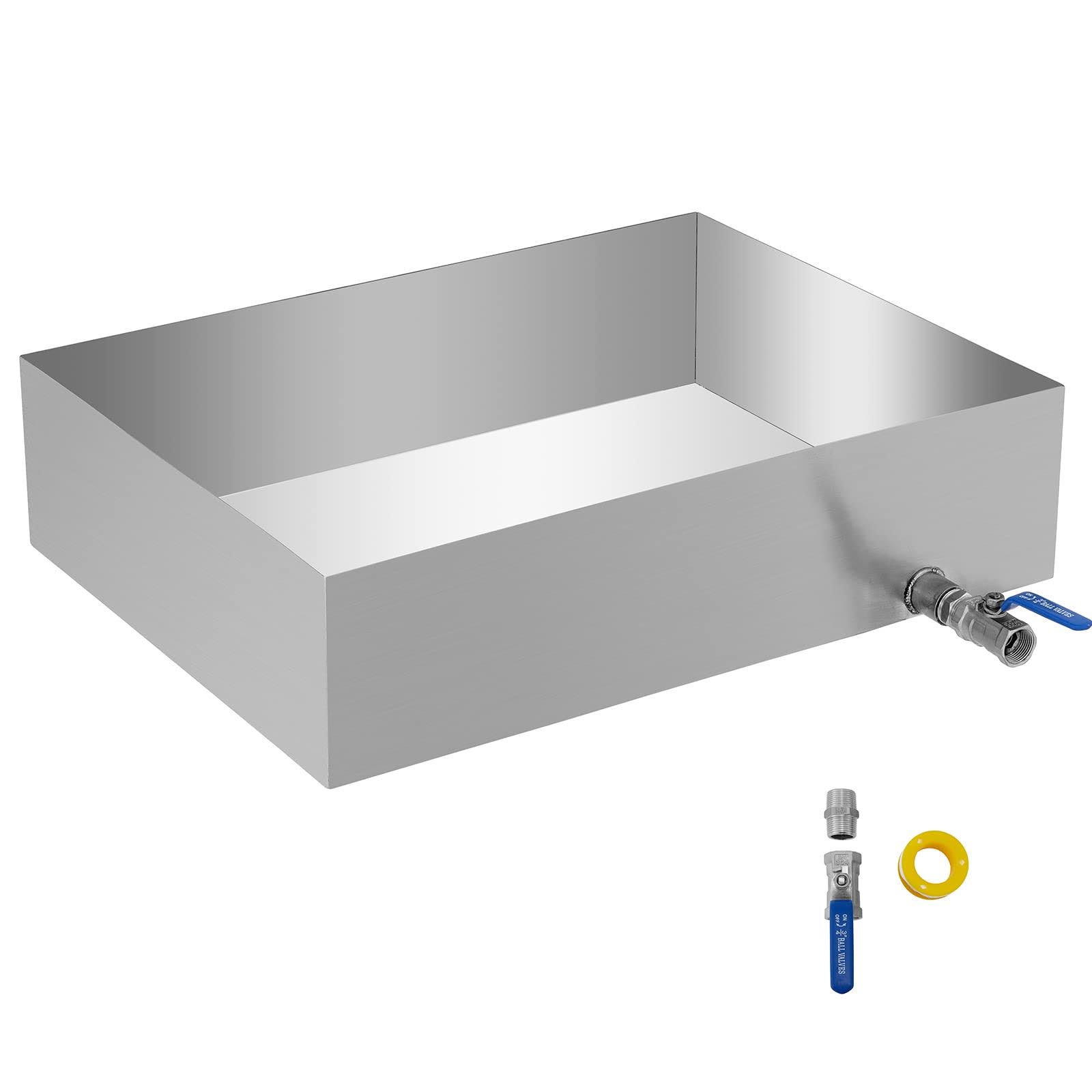 VBENLEM Maple Syrup Evaporator Pan 24x18x6 inch Stainless Steel Maple Syrup Boiling Pan for Boiling Maple Syrup
