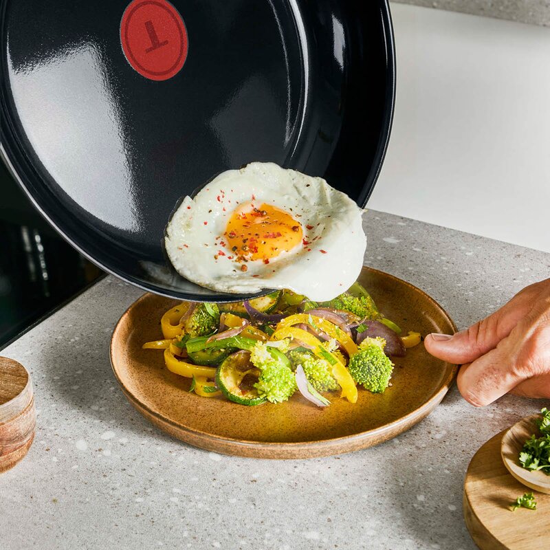 Ingenio Emotion stekepannesett 3 deler brushed ceramic