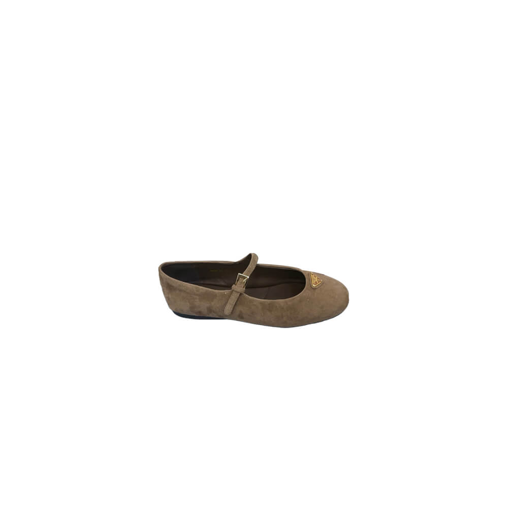 PRADA Suede ballerinas