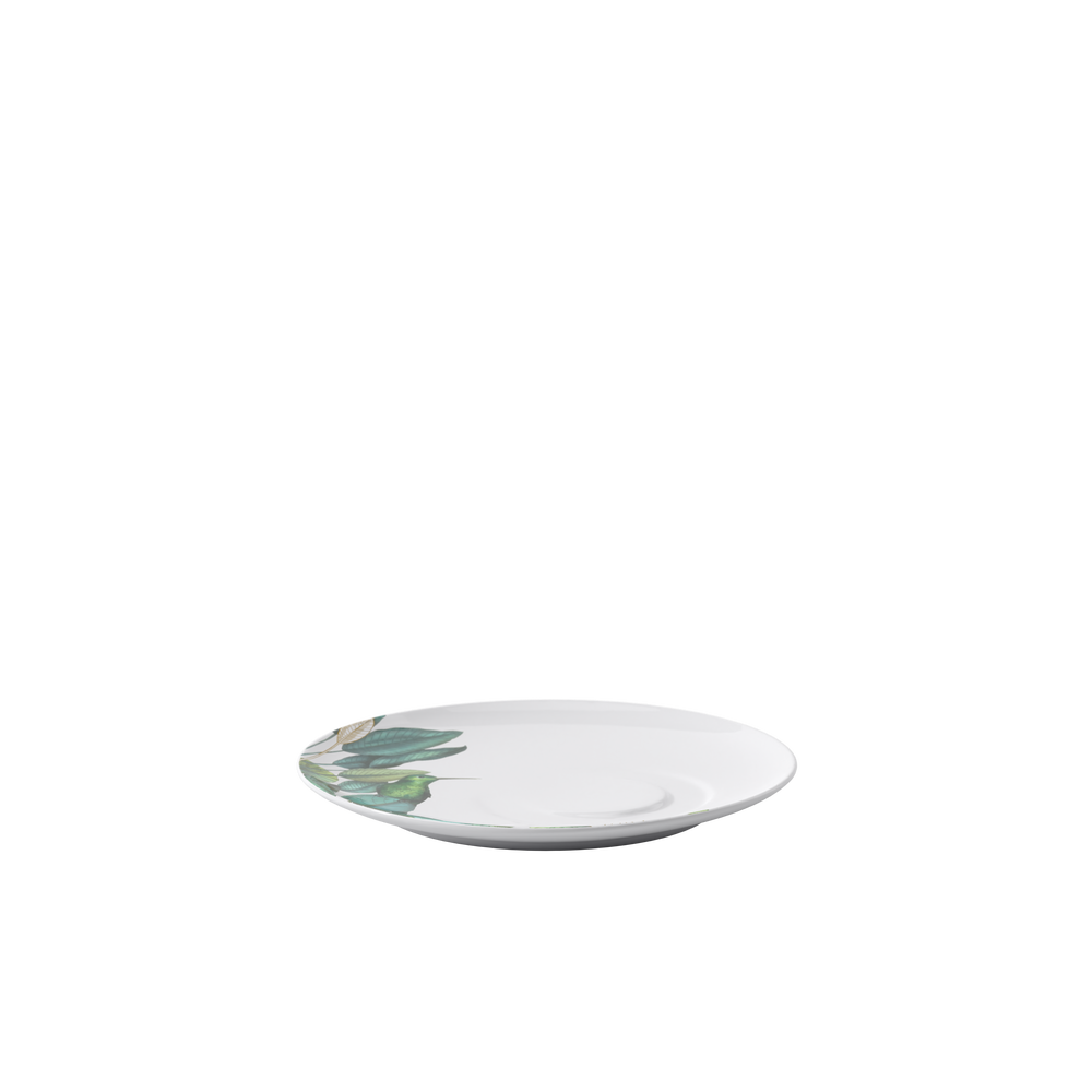 Avarua Coffee cup saucer - Multi-colored, 7.3'', Premium Bone Porcelain