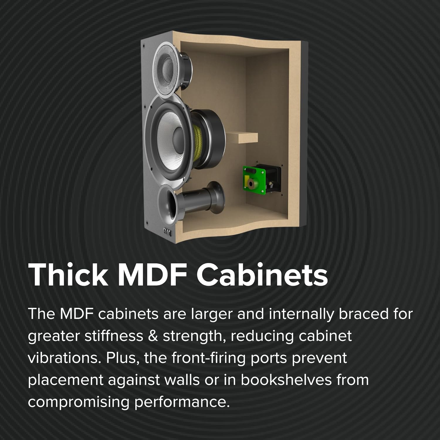 ELAC Debut 2.0 B5.2 Bookshelf Speakers  Black (Pair) - 1” Cloth Dome Tweeter & 5.25” Aramid Fiber Woofer - 2-Way Bass Reflex - Up to 35 000 Hz Response