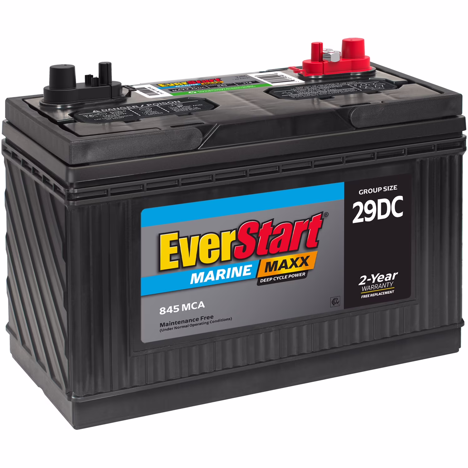 Maxx Marine Battery, Group Size 29DC 12 Volt, 845 CCA*(Single)