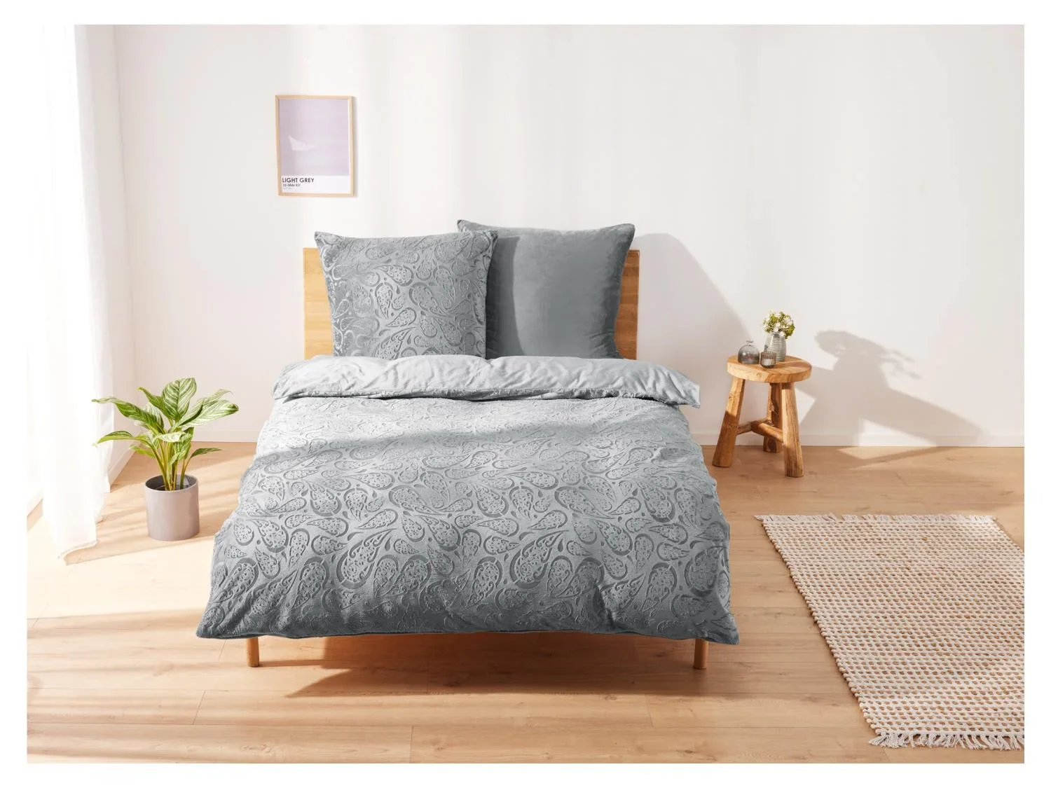 LIVARNO home Parure de lit en peluche, 240 x 220 cm