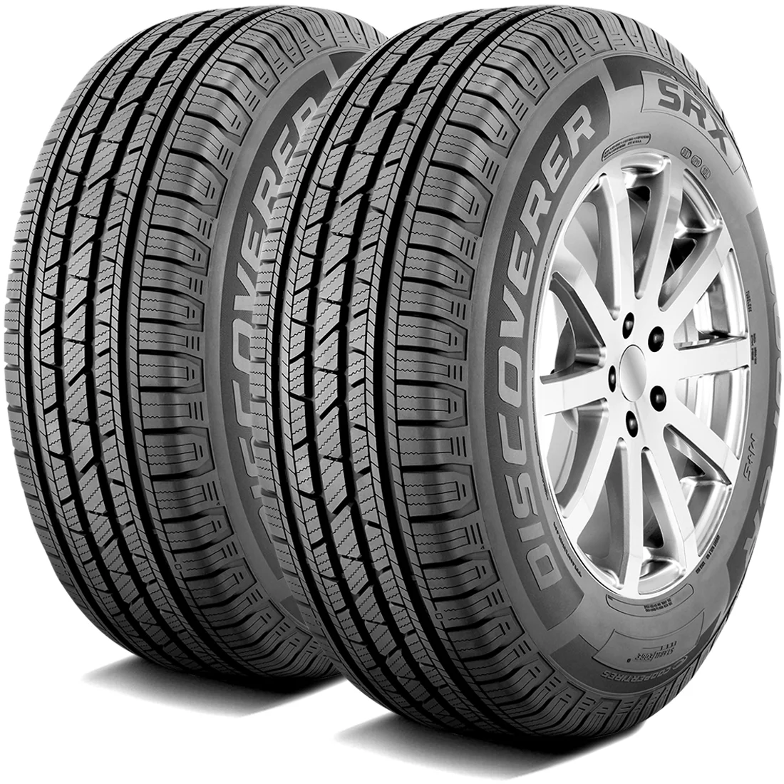 Pair of 2 (TWO) Cooper Discoverer SRX 265/70R16 112T AS A/S All Season Tires Fits: 2015 Toyota Tacoma TRD Pro. 2000-06 Toyota Tundra SR5
