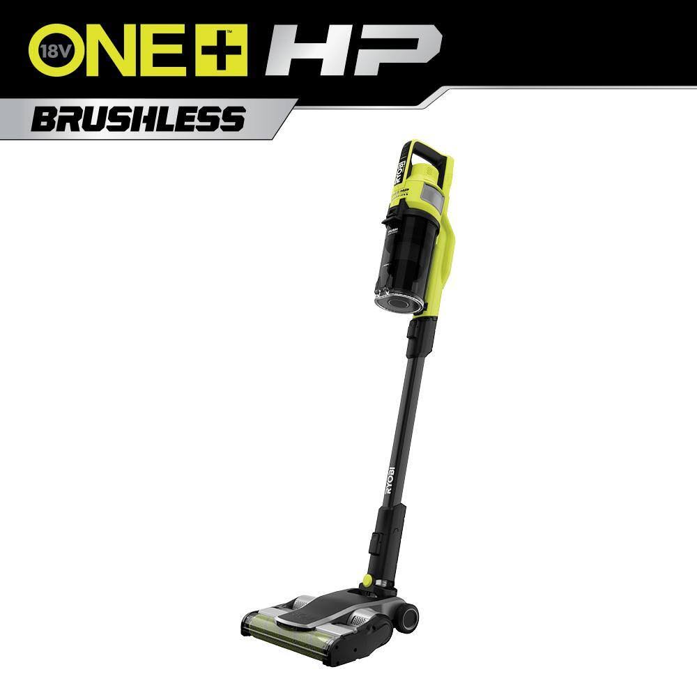 Ryobi PBLSV717B One+ HP 18V Brushless Cordless Pet Stick VAC with Dual-Roller Bar (Tool Only)