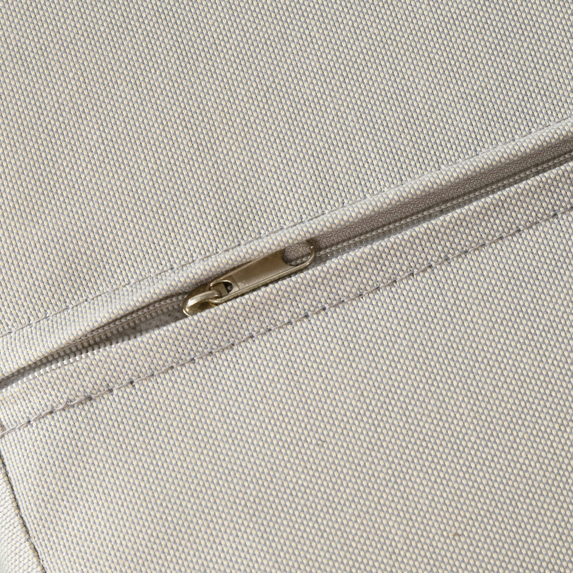 Outsunny Polyrattan Tuinstoel en Voetenbank, verstelbare leuning, Lichtbruin/Grijs/Zwart