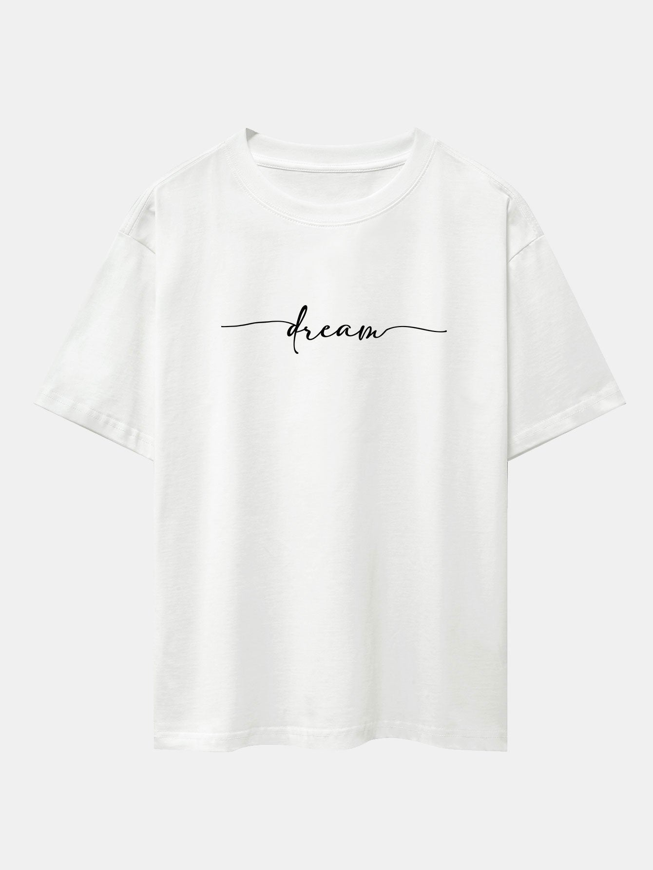 T-shirt oversize épais imprimé Dream Letters