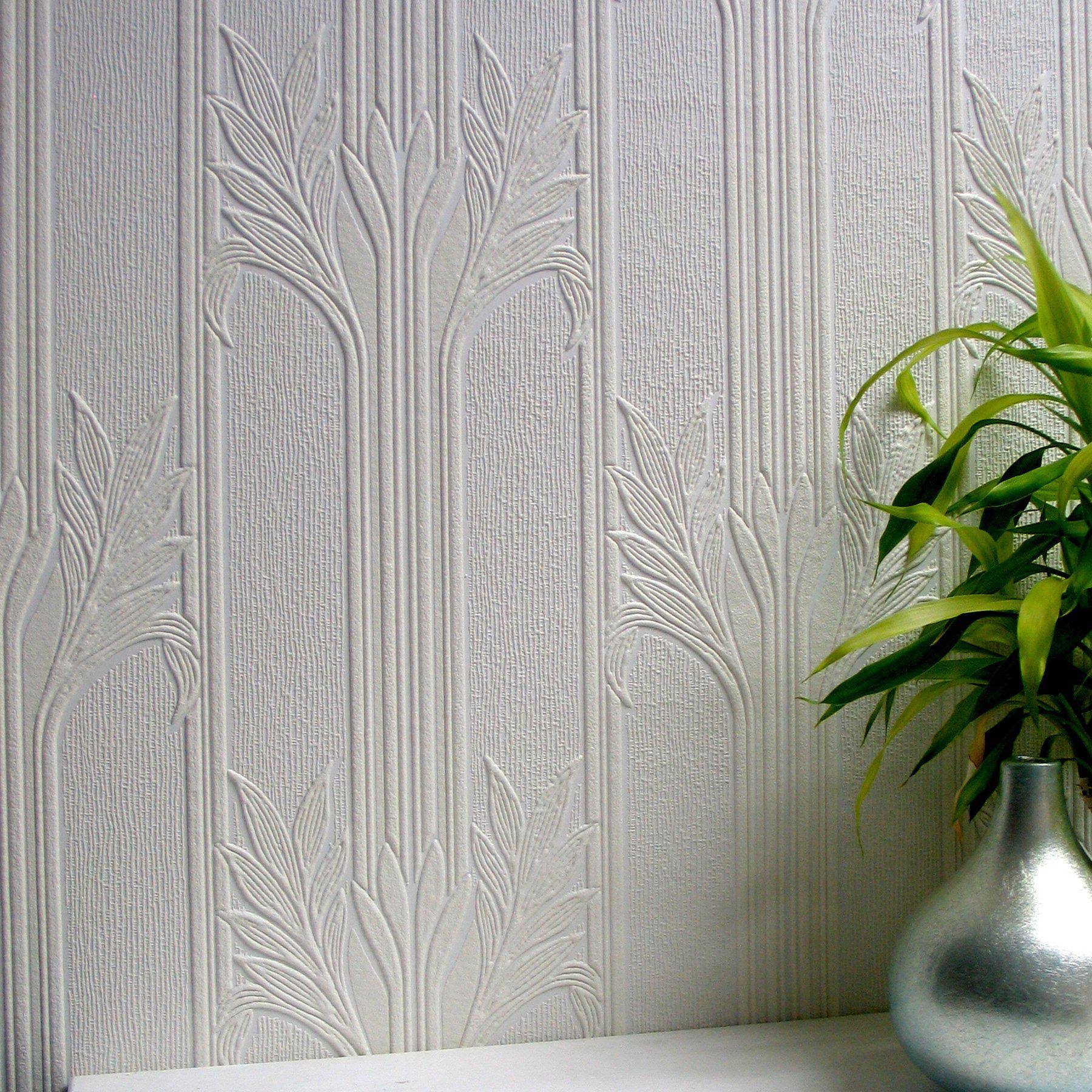 Brewster Wildacre Paintable Textured Vinyl Wallpaper