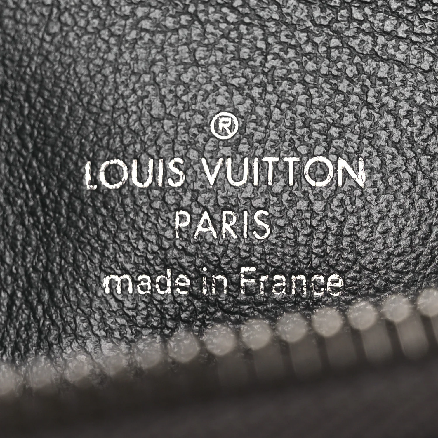 Lambskin Embossed Monogram Coussin PM Anthracite