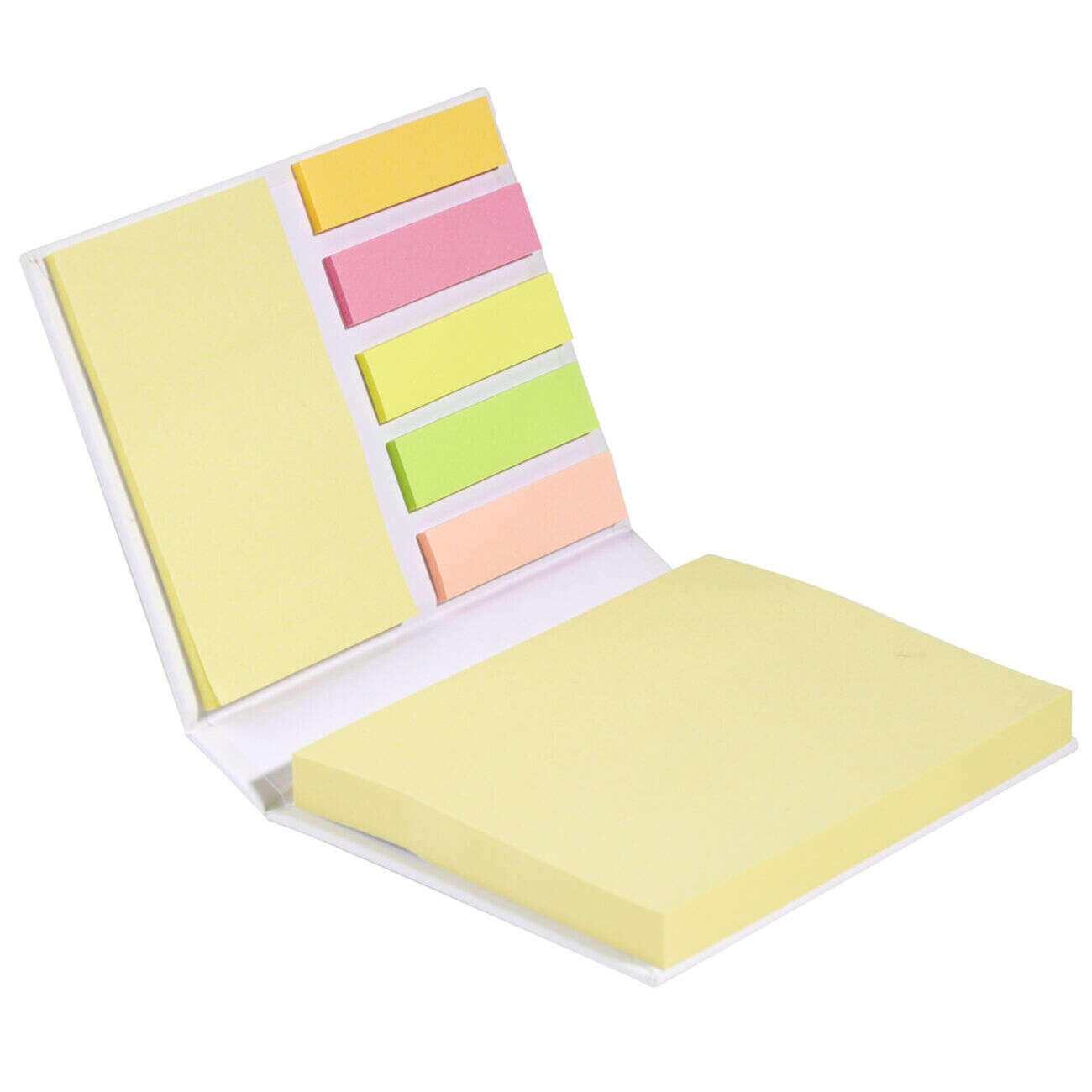 Carnet de notes adhésives 3 tailles 5 couleurs x250 (2 modèles)