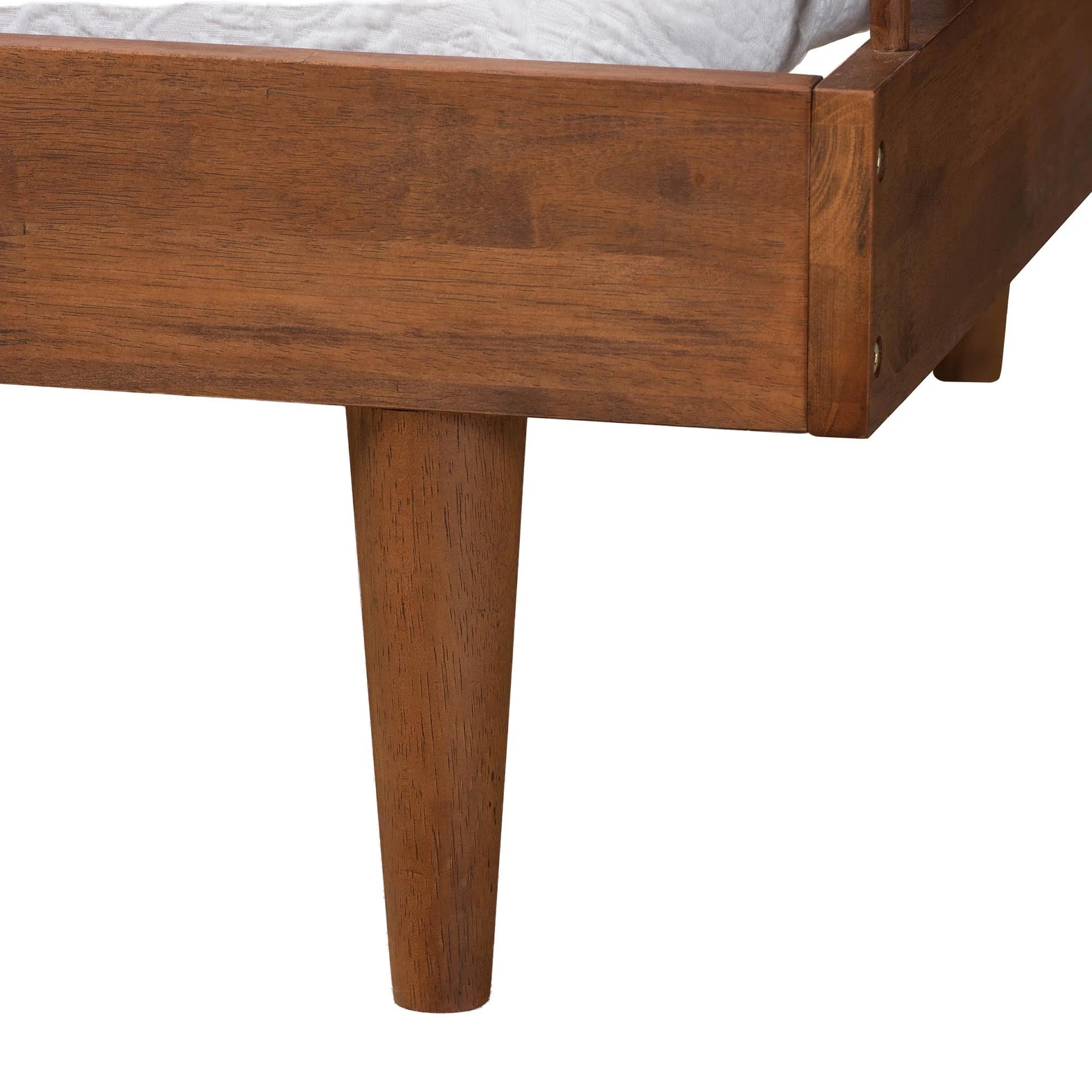 Matilda Mid-Century Modern Ash Walnut Finished Wood Twin Size Daybed - Image 6