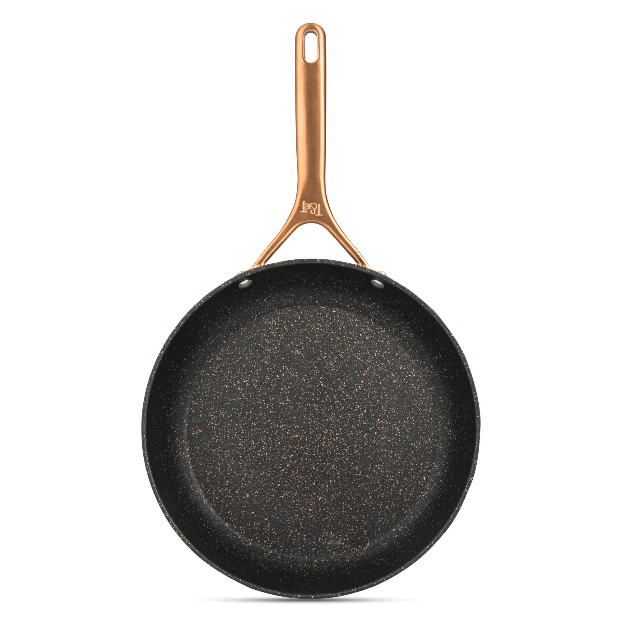 Thyme & Table Supreme 12 - Piece Non - Stick Cookware Set, Pots and Pans Set - Bronze