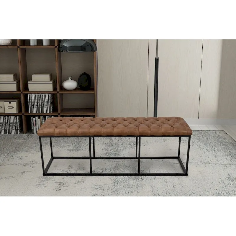 Carbon Loft DeAngelo Faux Leather Accent Bench