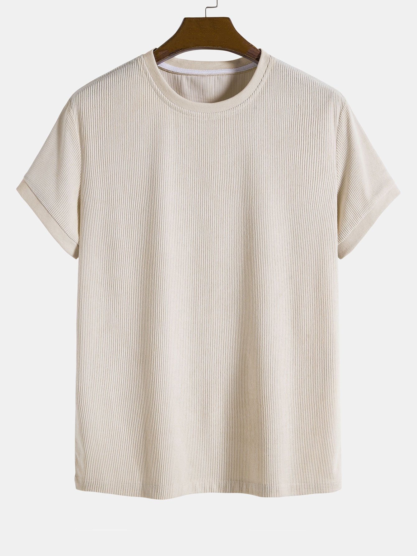 T-shirt et short en velours côtelé stretch