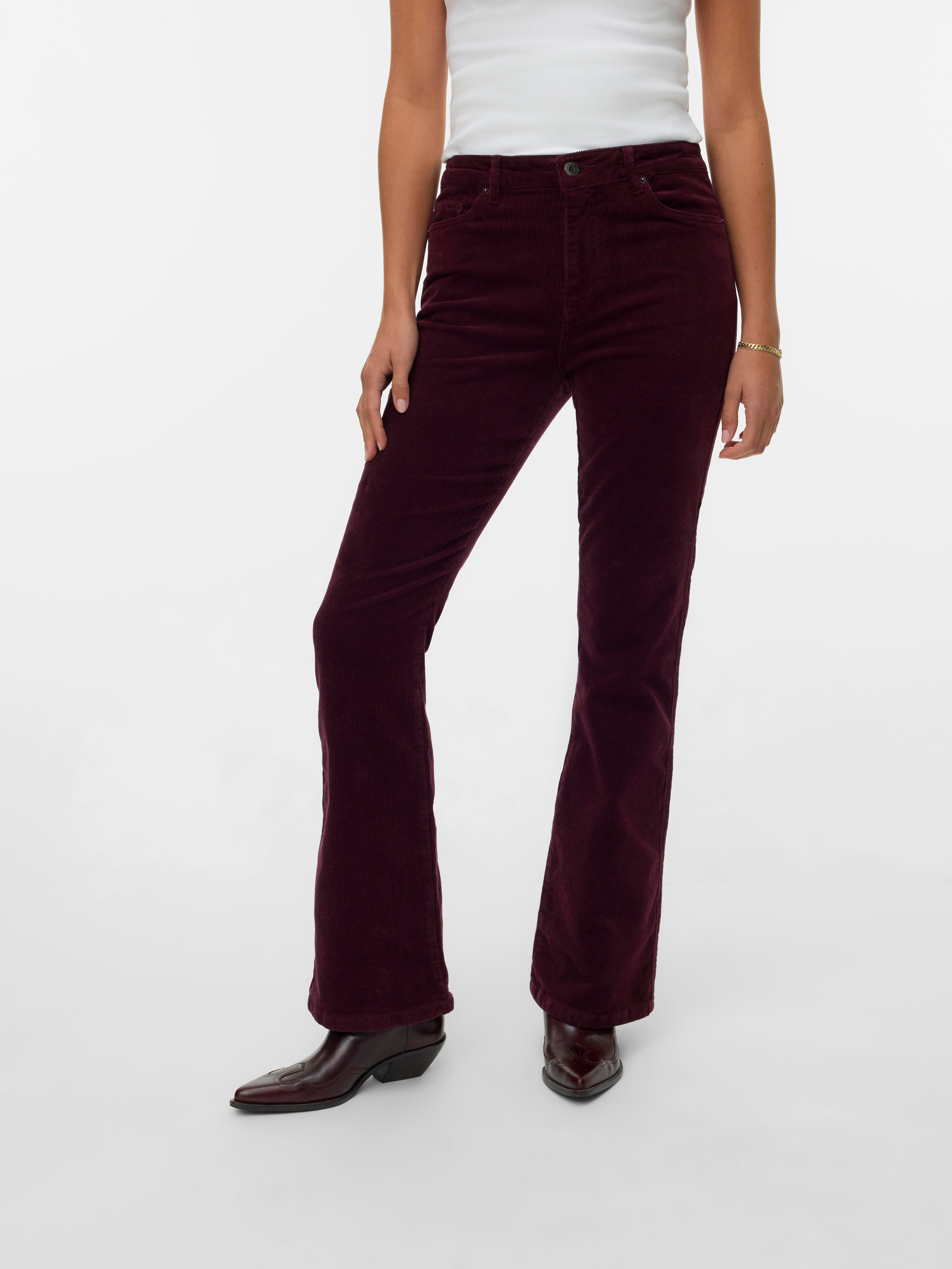 VERO MODA® VMSIGA High rise Corduroy Trousers