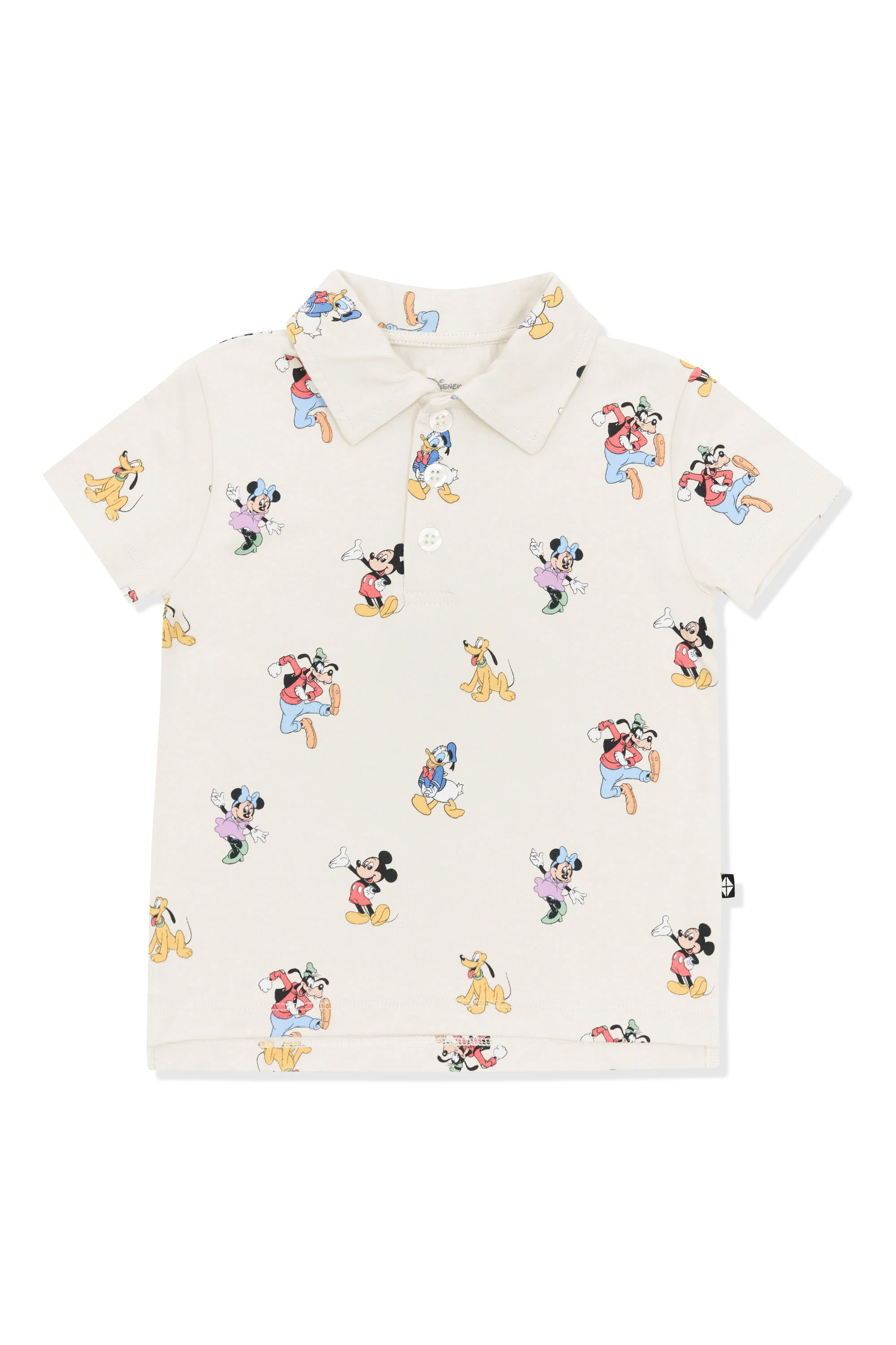 Toddler Short Sleeve Polo in Mickey Mouse and Friends