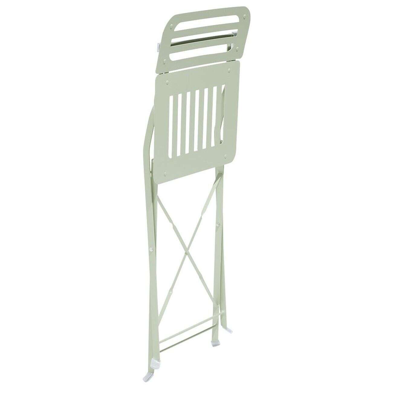 Chaise de jardin Rio pliante métal vert 41x45xH82cm