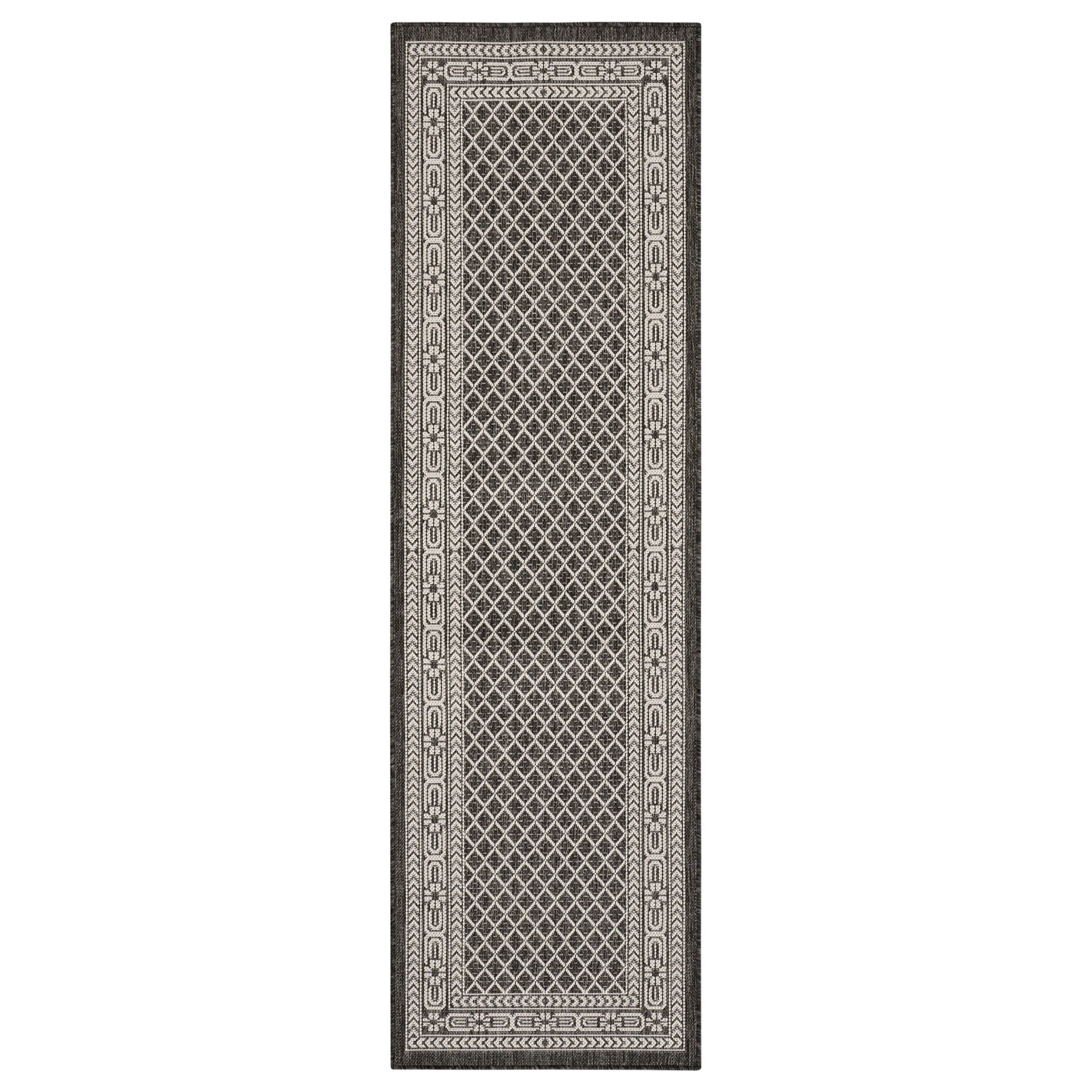 Nourison Garden Spring Indoor/Outdoor Rug Collection, Meadow Black