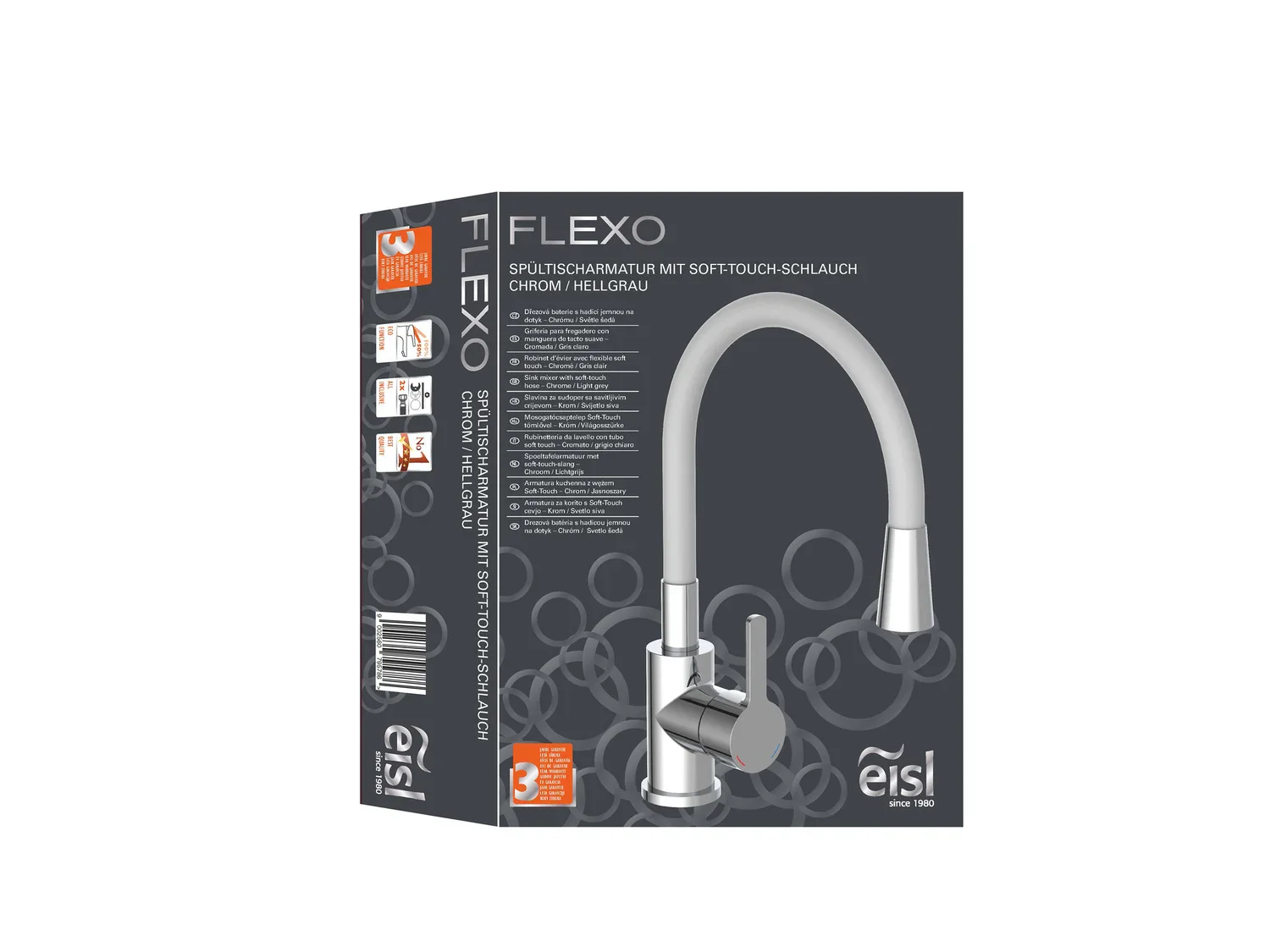 Eisl Mitigeur de cuisine Flexo, avec fonction Cold Start