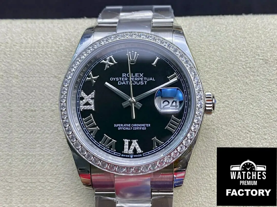 Rolex Datejust 36MM EW Factory Stainless Steel Strap