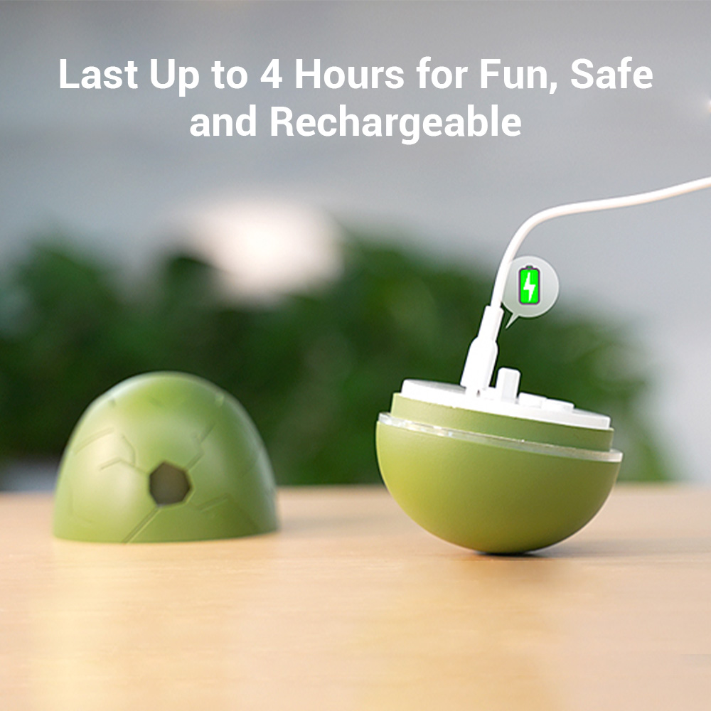 Modern Fashion TPU Dog Treat Dispenser Eco-Friendly PC Interactive Wobble Toy