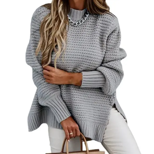 Sophie Paris | Pull en tricot à col haut et douillet