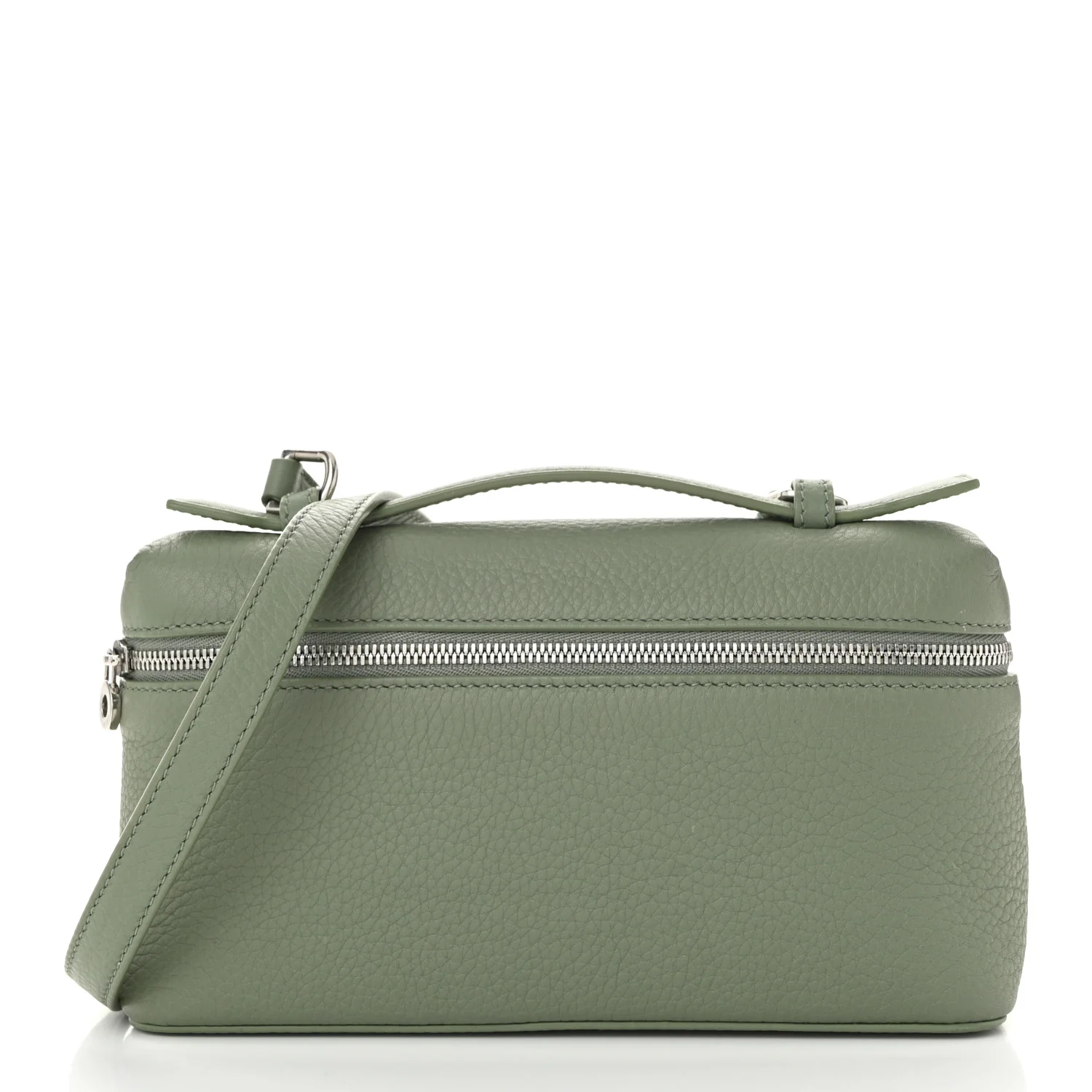 Grained Calfskin L19 Extra Pocket Pouch Sage Brush Leaves