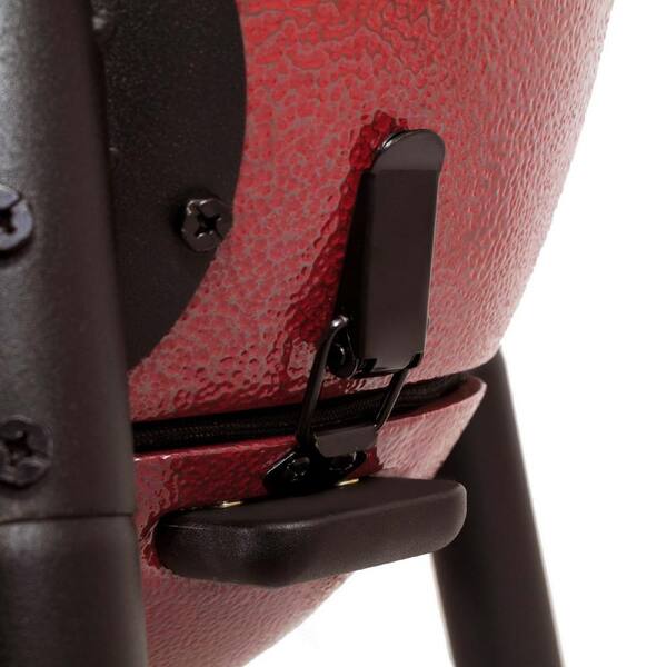 Akorn Jr 14 in Portable Kamado Charcoal Grill in Red Image 10