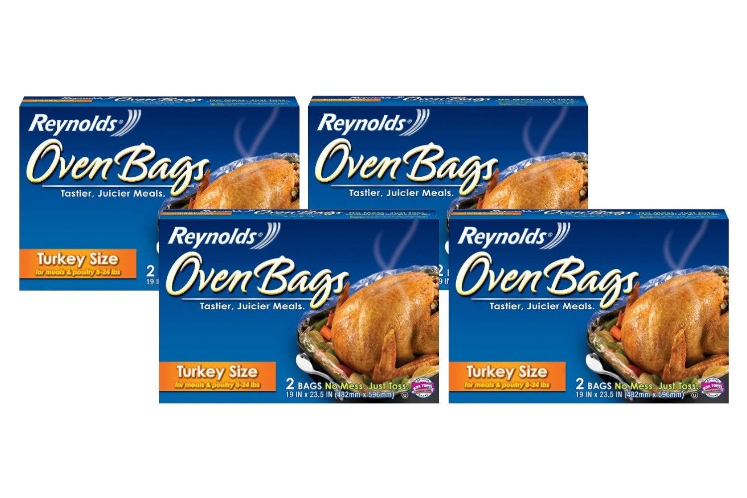 Reynolds Nylon 510 Oven Bag 2-ct Pack of 4 8 Bags Total