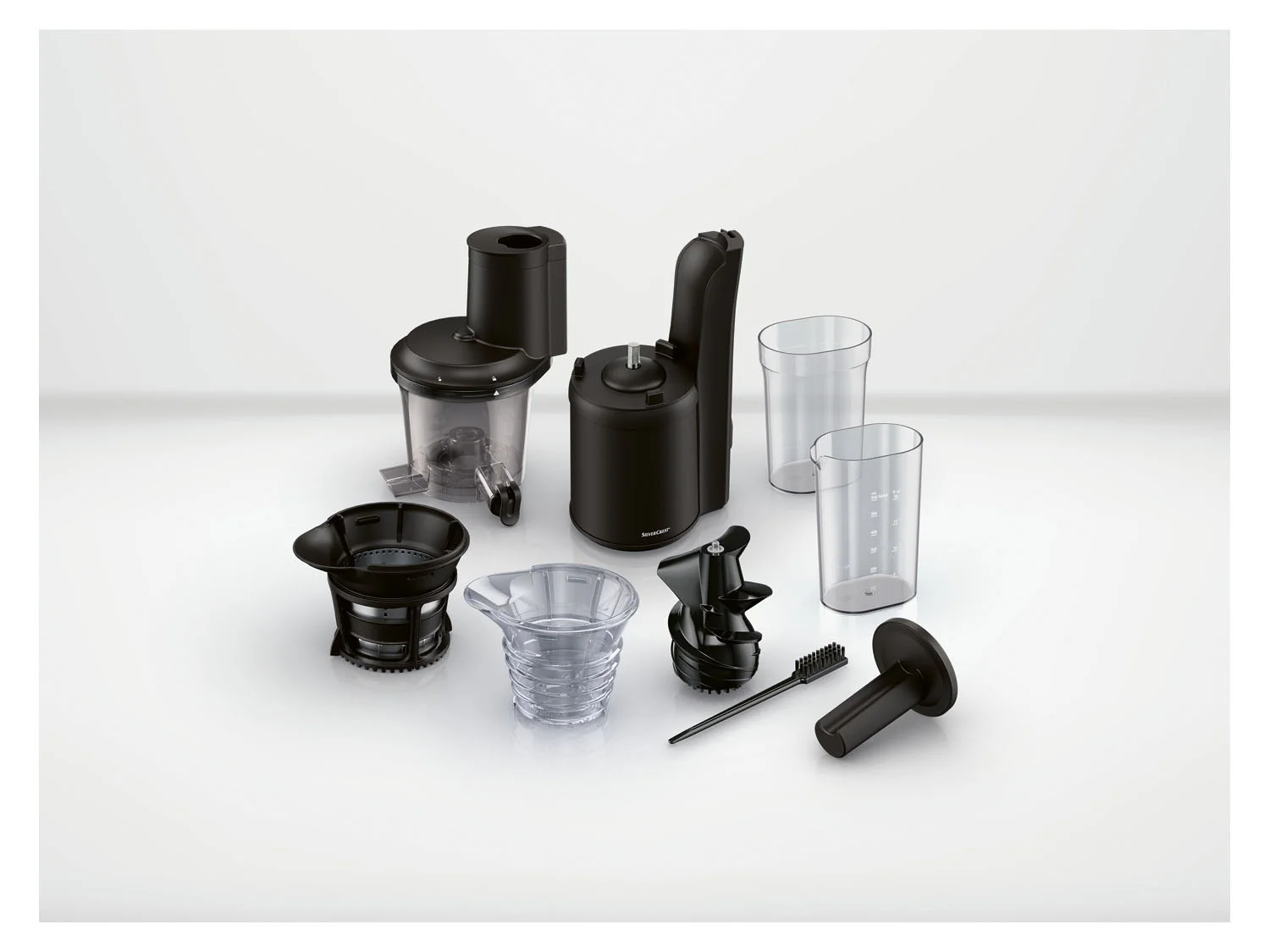 Extracteur de jus lent SILVERCREST KITCHEN TOOLS SSJBK 300 B2, avec une ouverture extra-large