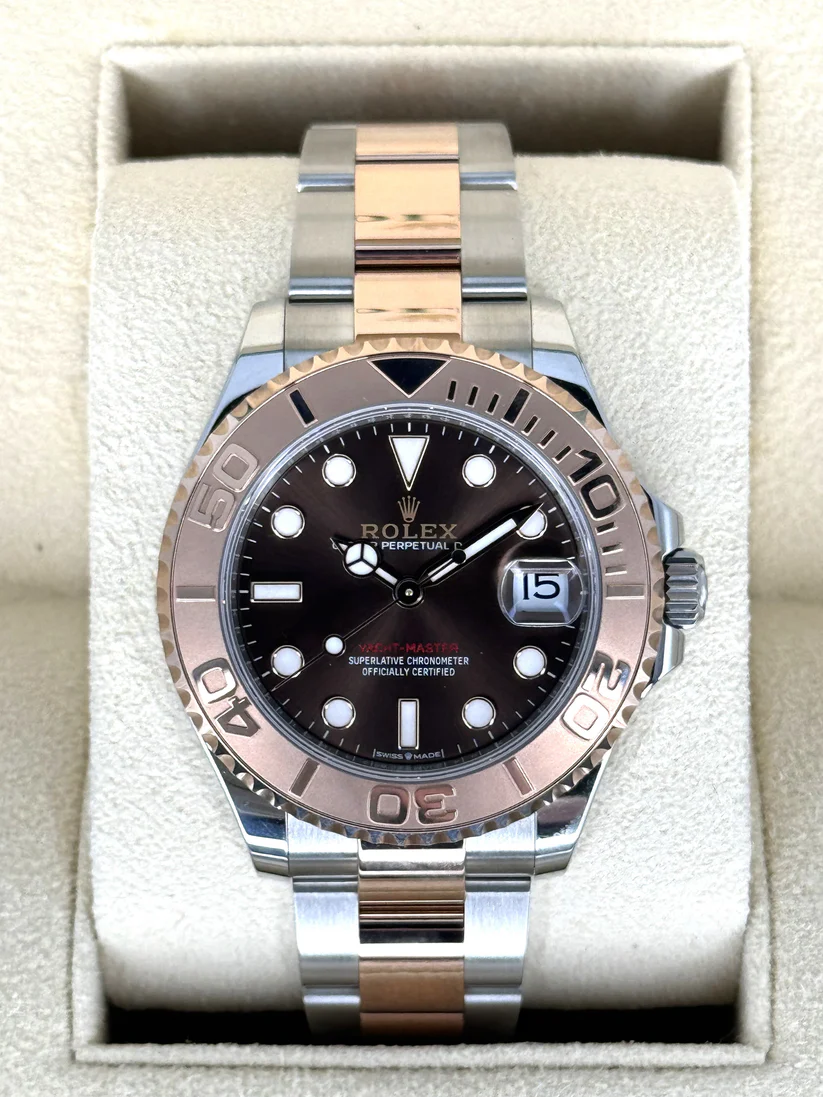 [Super Clone]RLX Yacht-Master 37mm 268621 Two-Tone Chocolate Dial