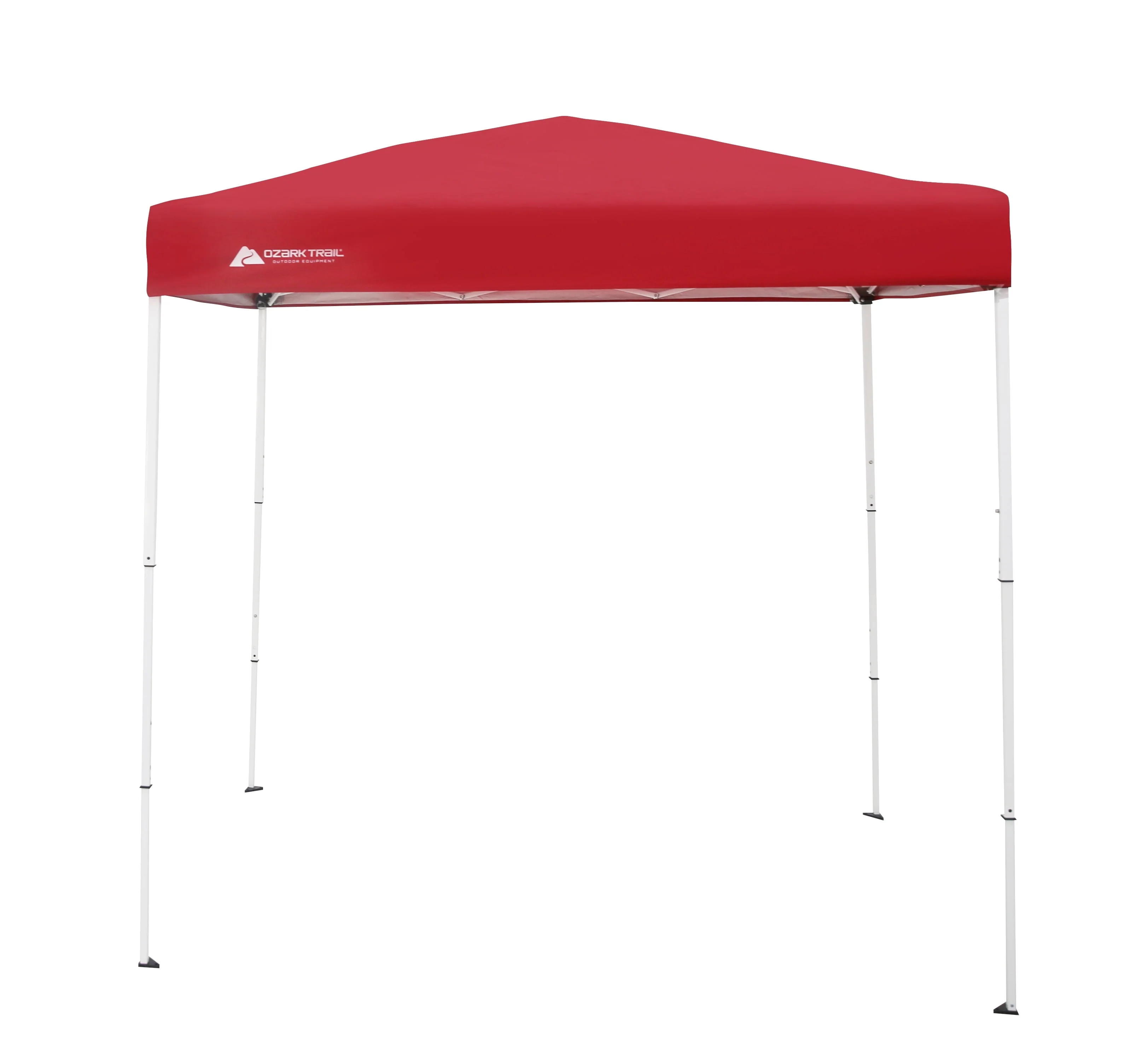 Ozark Trail 4' x 6' Instant Canopy Outdoor Shade Shelter, Brilliant Red; Assembled Dimensions :4 Ft. x 6 Ft. x 85 in