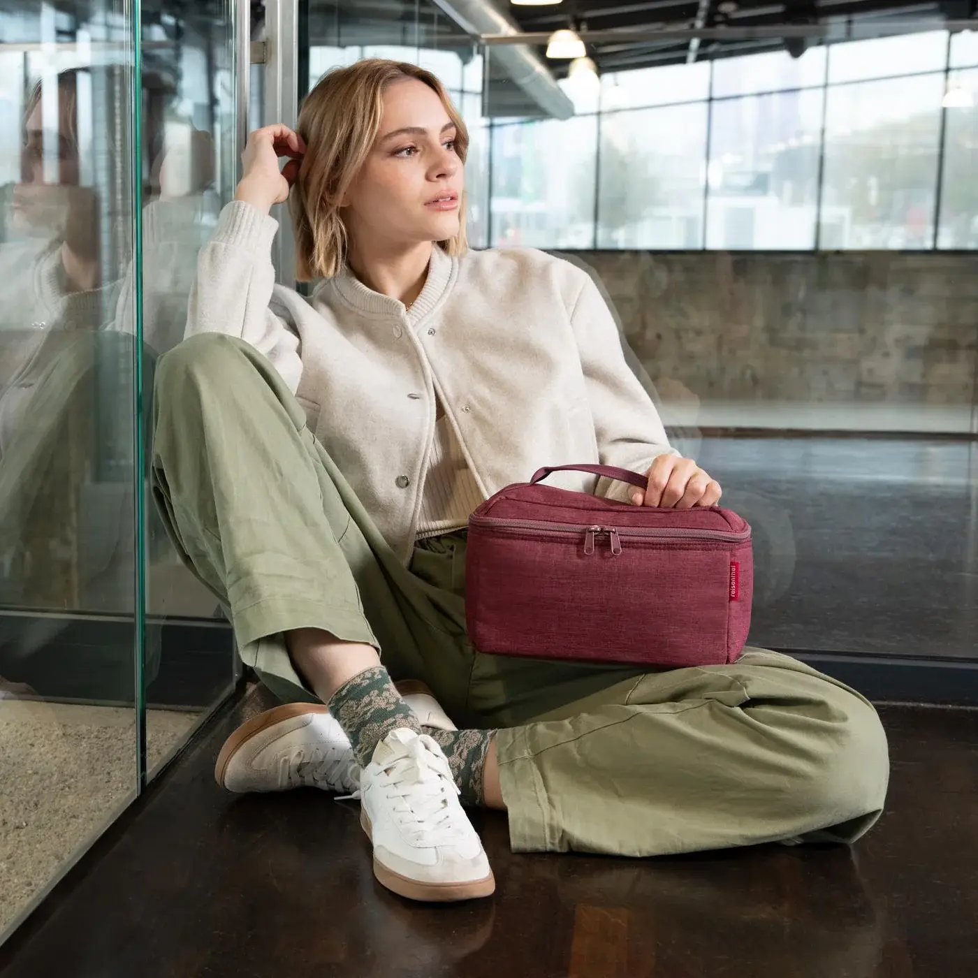 beautycase twist maroon