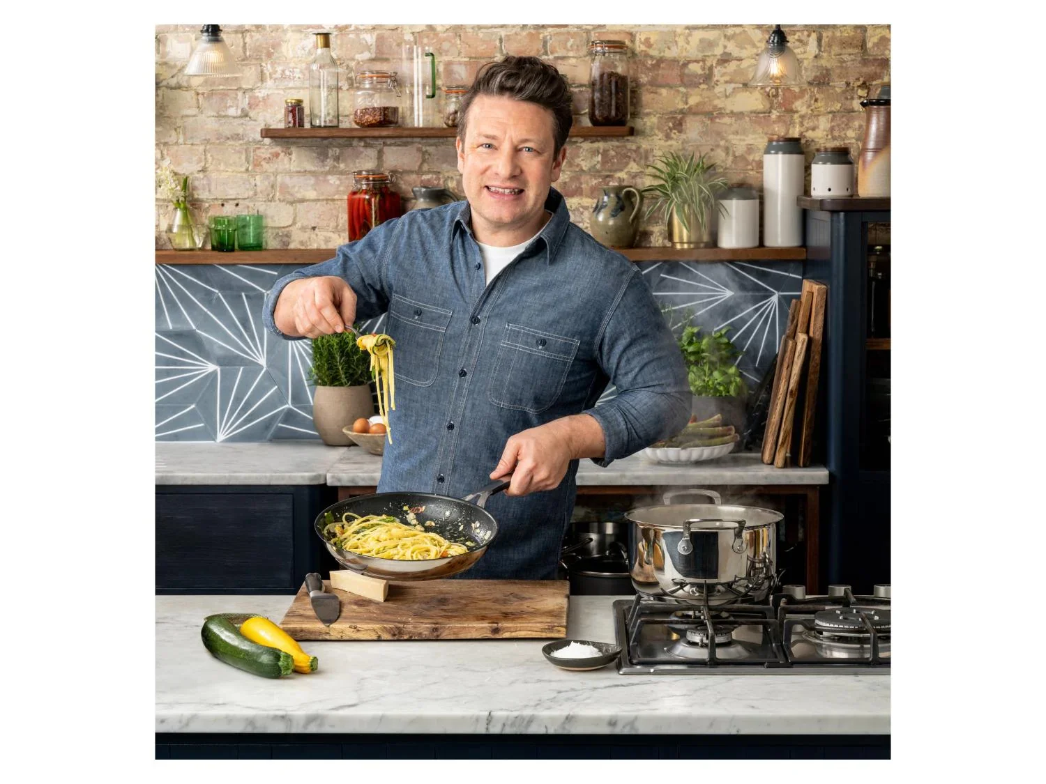 Jamie Oliver by Tefal Pole en acier inoxydable, 24 cm