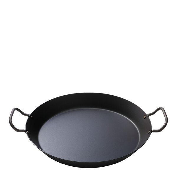 Paellapanne i kullstål 28 cm