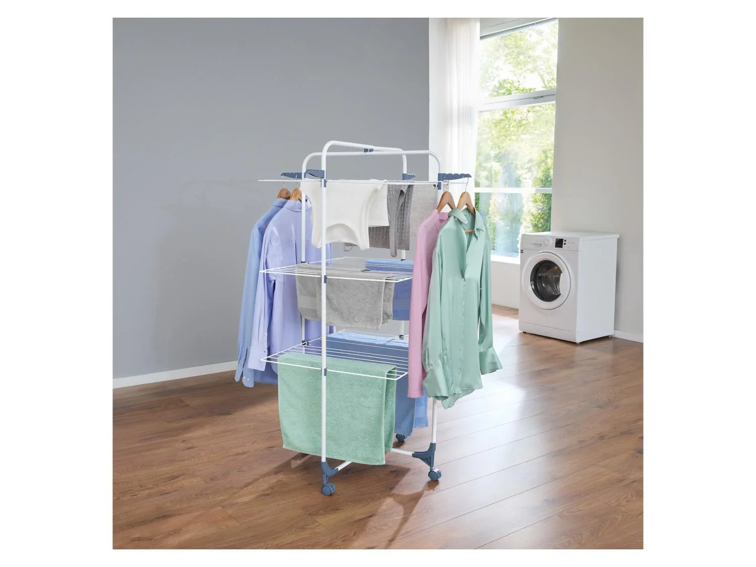LIVARNO tendoir  linge tour