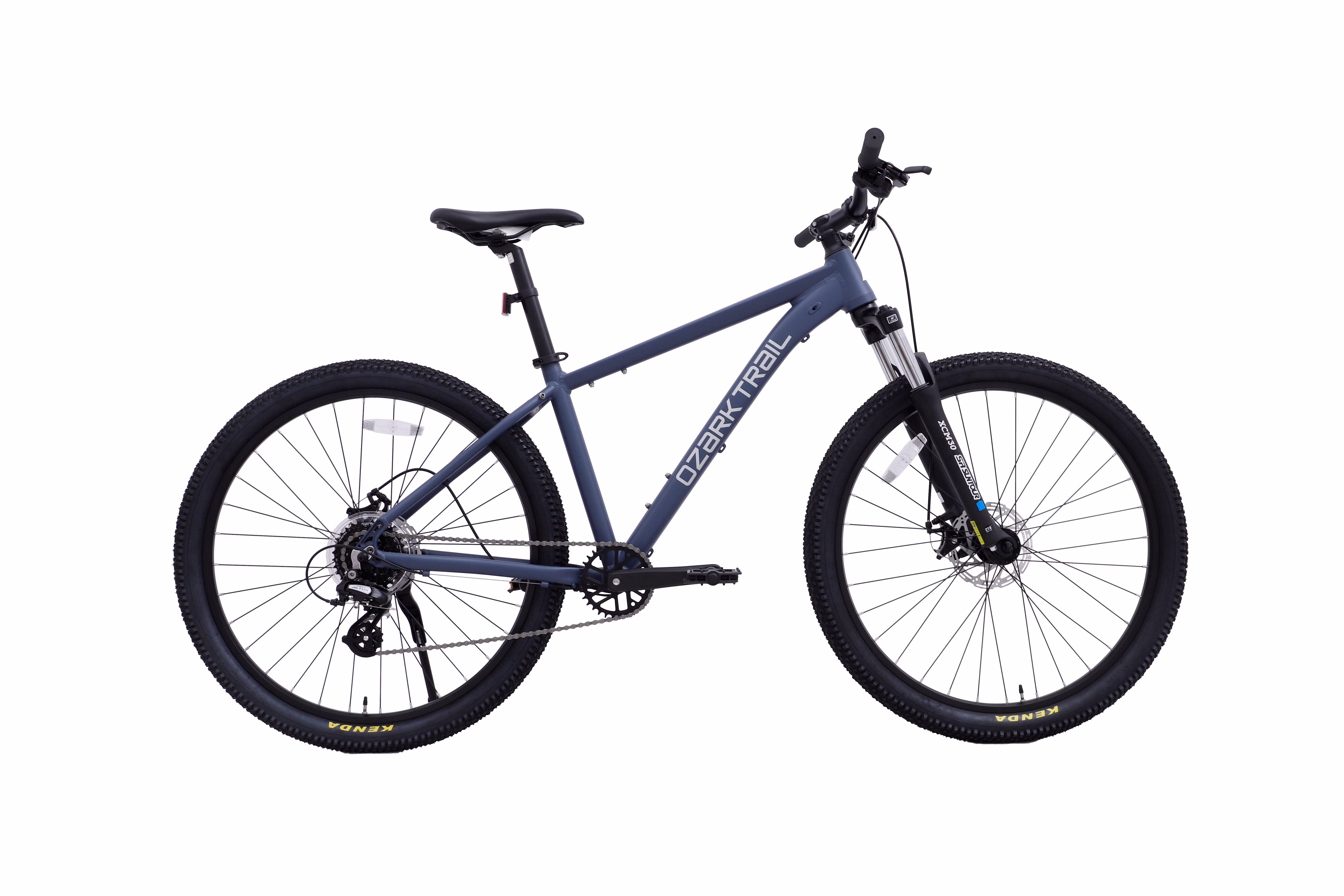 27.5 Ozark Trail M.2 Ridge Mountain Bike, Medium Frame, Fits Riders 5'3 - 5'8, Blue, Adult, Unisex
