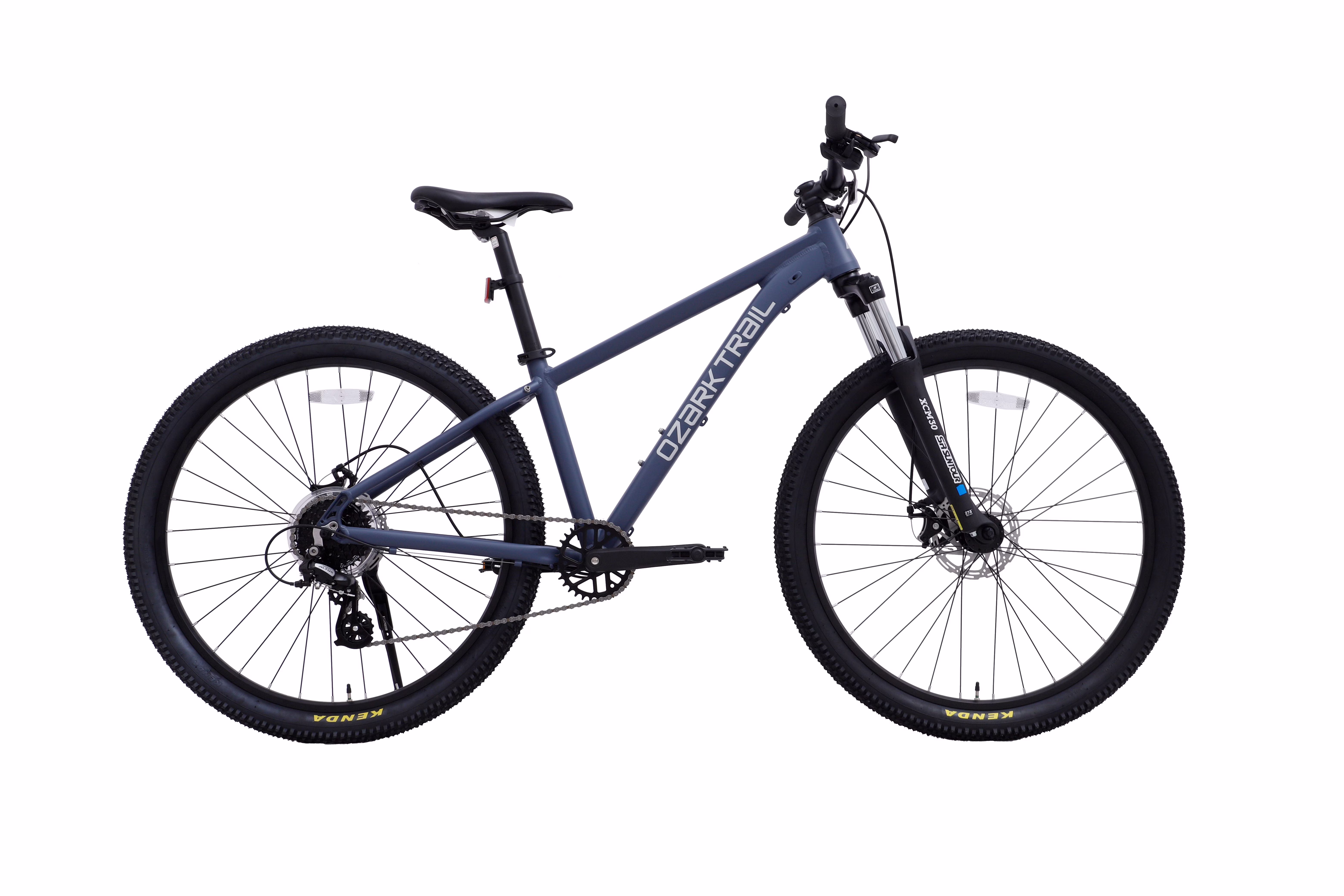 27.5 Ozark Trail M.2 Ridge Mountain Bike, Medium Frame, Fits Riders 5'3 - 5'8, Blue, Adult, Unisex